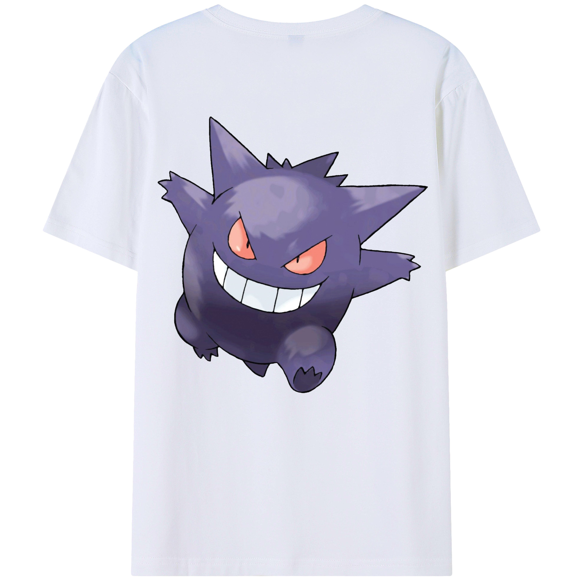 （画像用） ポケットモンスター Pokémon 綿100％ メンズ半袖Tシャツ（バックプリント） 通気性