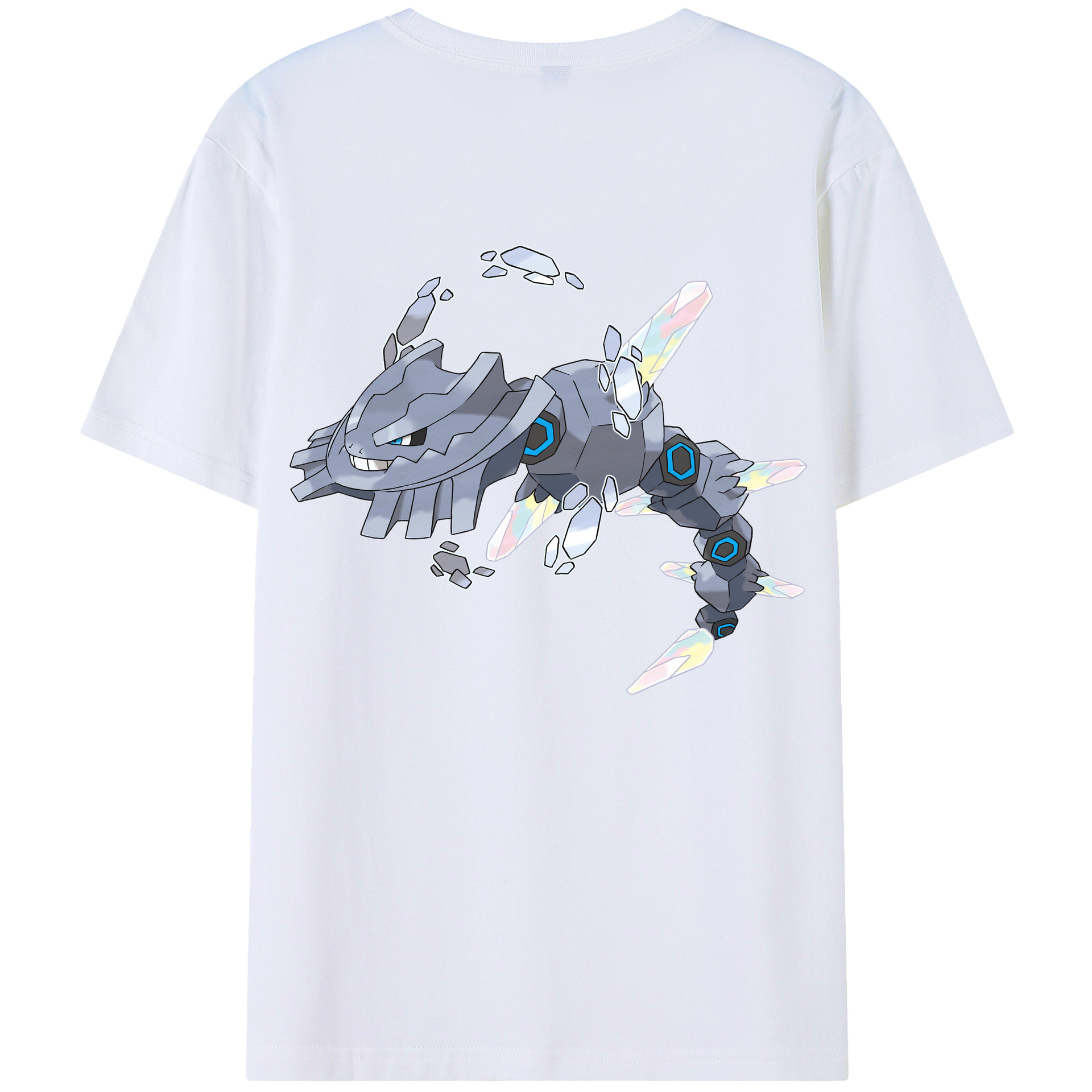 （画像用） ポケットモンスター Pokémon 綿100％ メンズ半袖Tシャツ（バックプリント） 通気性