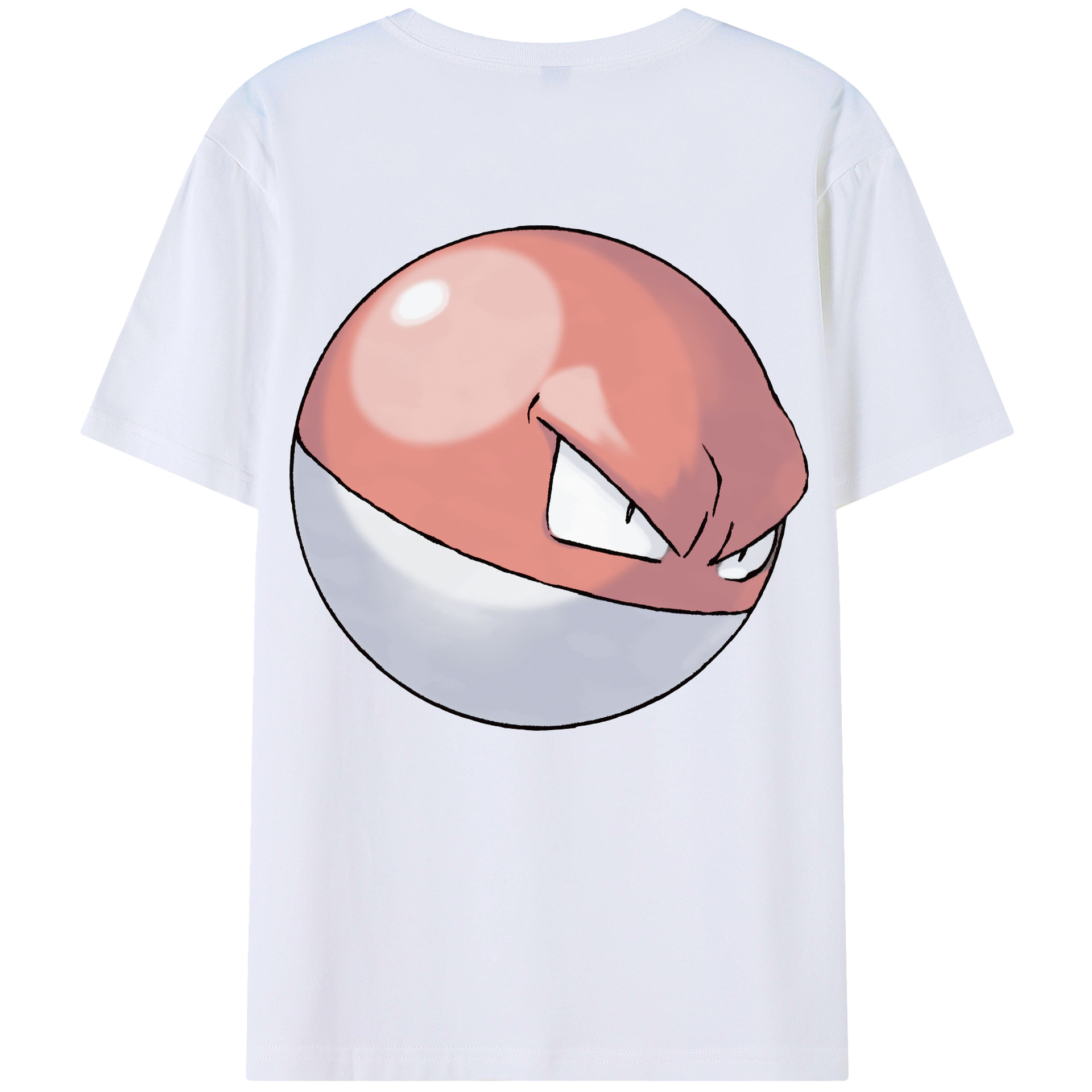 （画像用） ポケットモンスター Pokémon 綿100％ メンズ半袖Tシャツ（バックプリント） 通気性