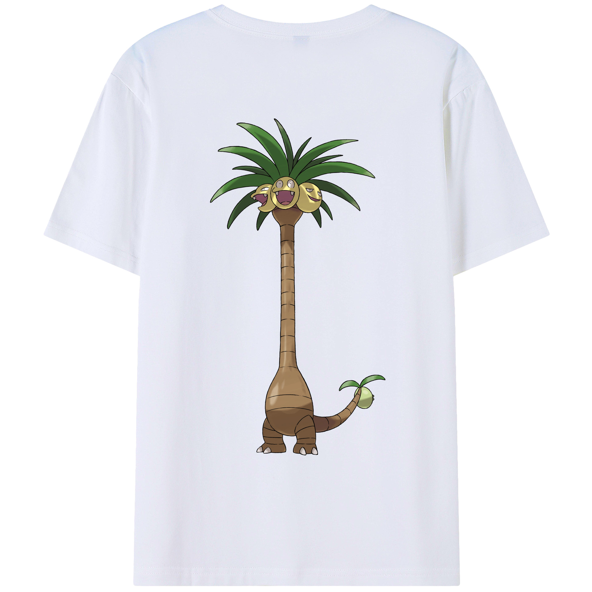 （画像用） ポケットモンスター Pokémon 綿100％ メンズ半袖Tシャツ（バックプリント） 通気性