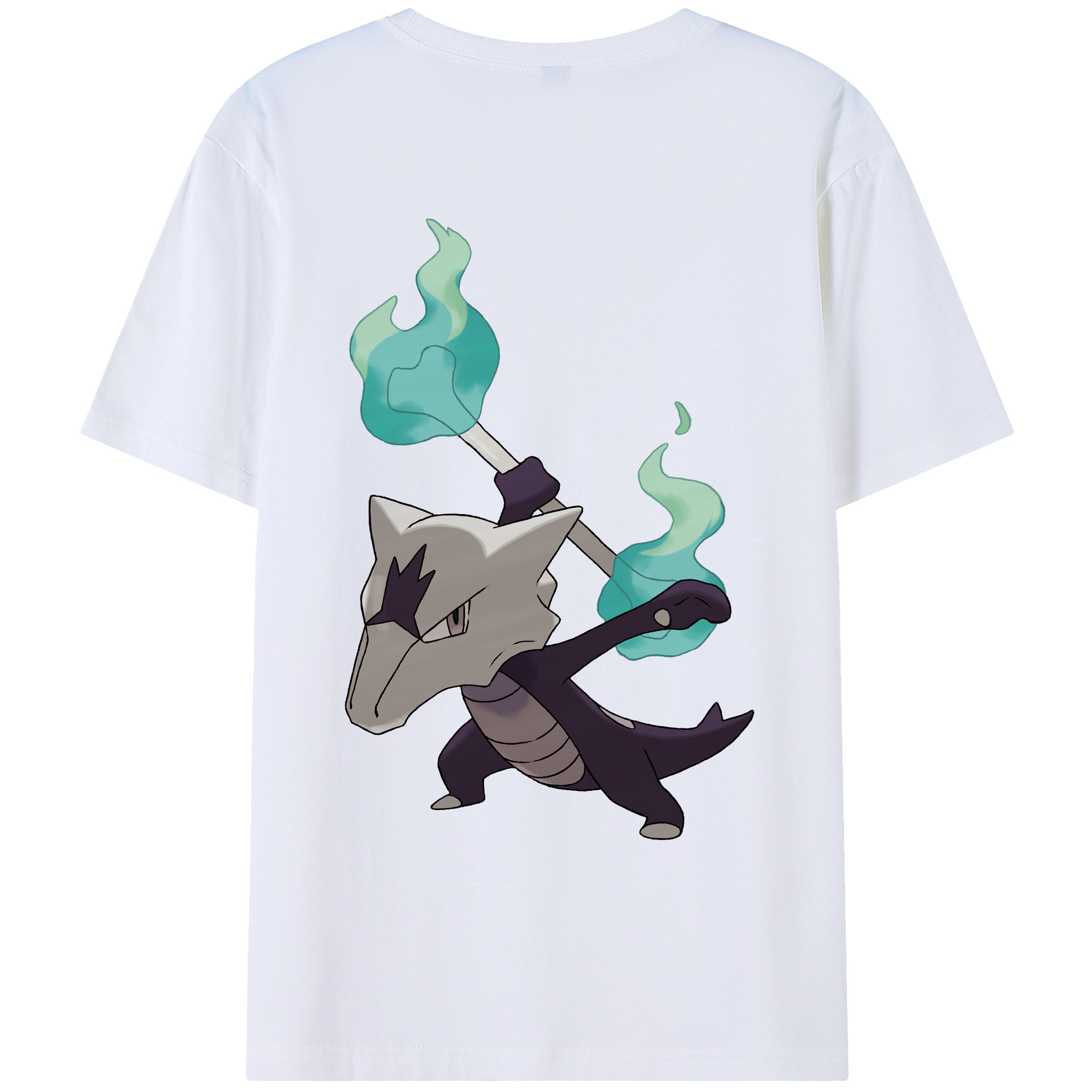 （画像用） ポケットモンスター Pokémon 綿100％ メンズ半袖Tシャツ（バックプリント） 通気性