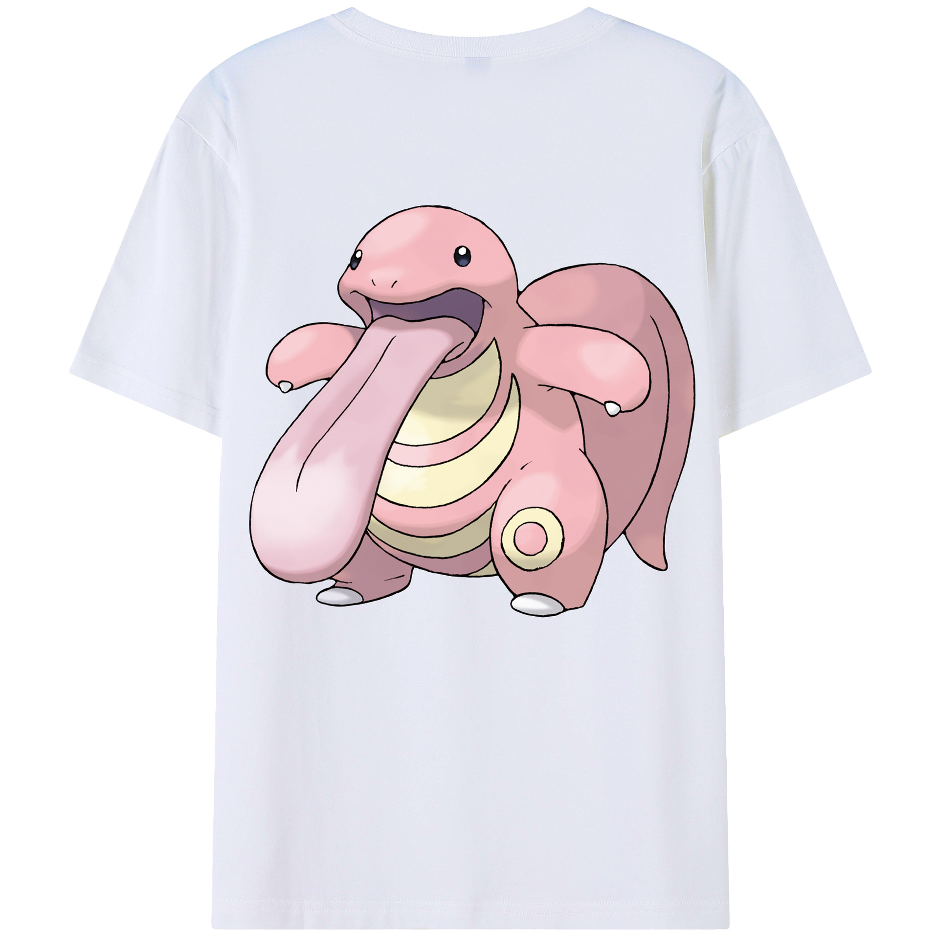 （画像用） ポケットモンスター Pokémon 綿100％ メンズ半袖Tシャツ（バックプリント） 通気性