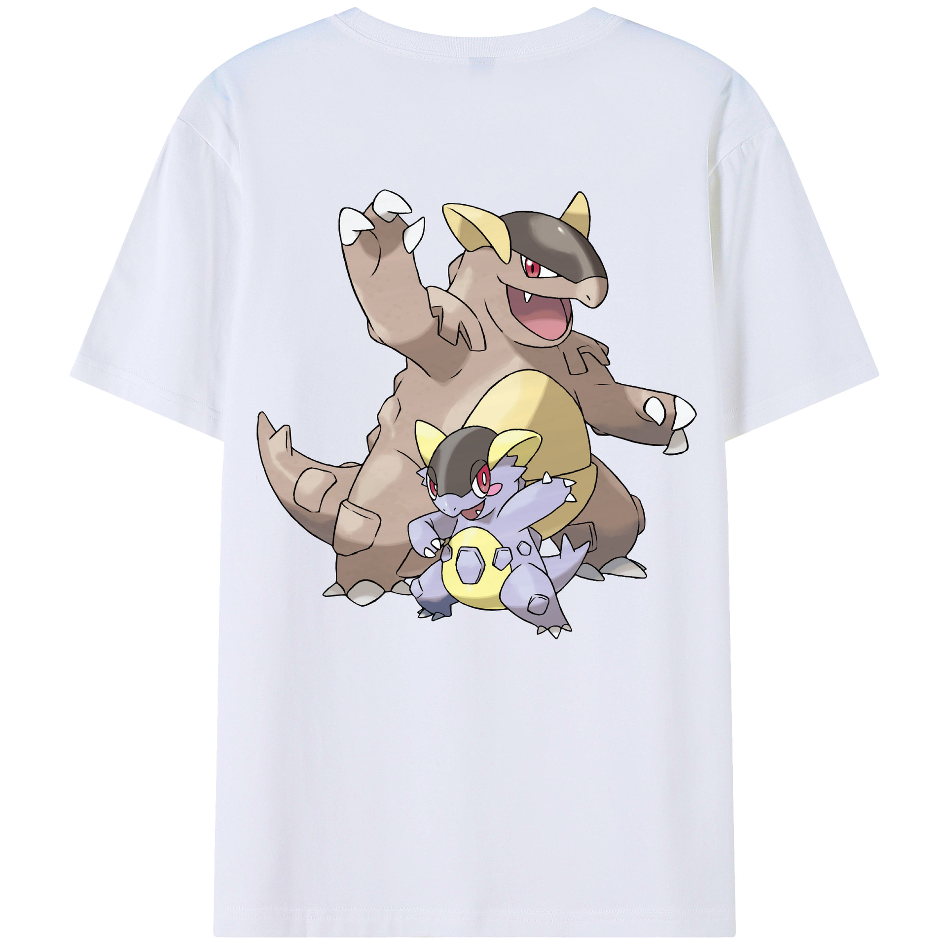 （画像用） ポケットモンスター Pokémon 綿100％ メンズ半袖Tシャツ（バックプリント） 通気性