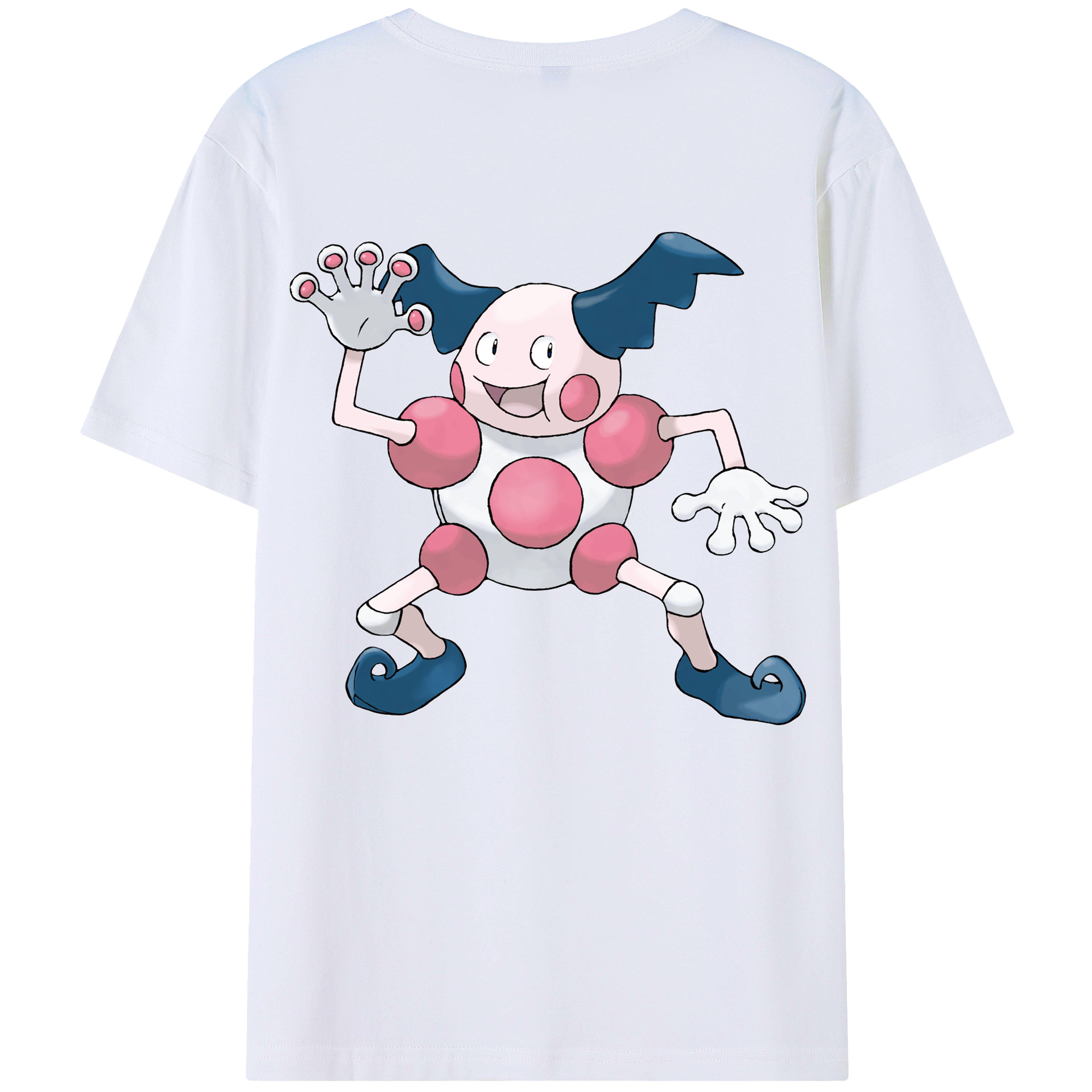 （画像用） ポケットモンスター Pokémon 綿100％ メンズ半袖Tシャツ（バックプリント） 通気性
