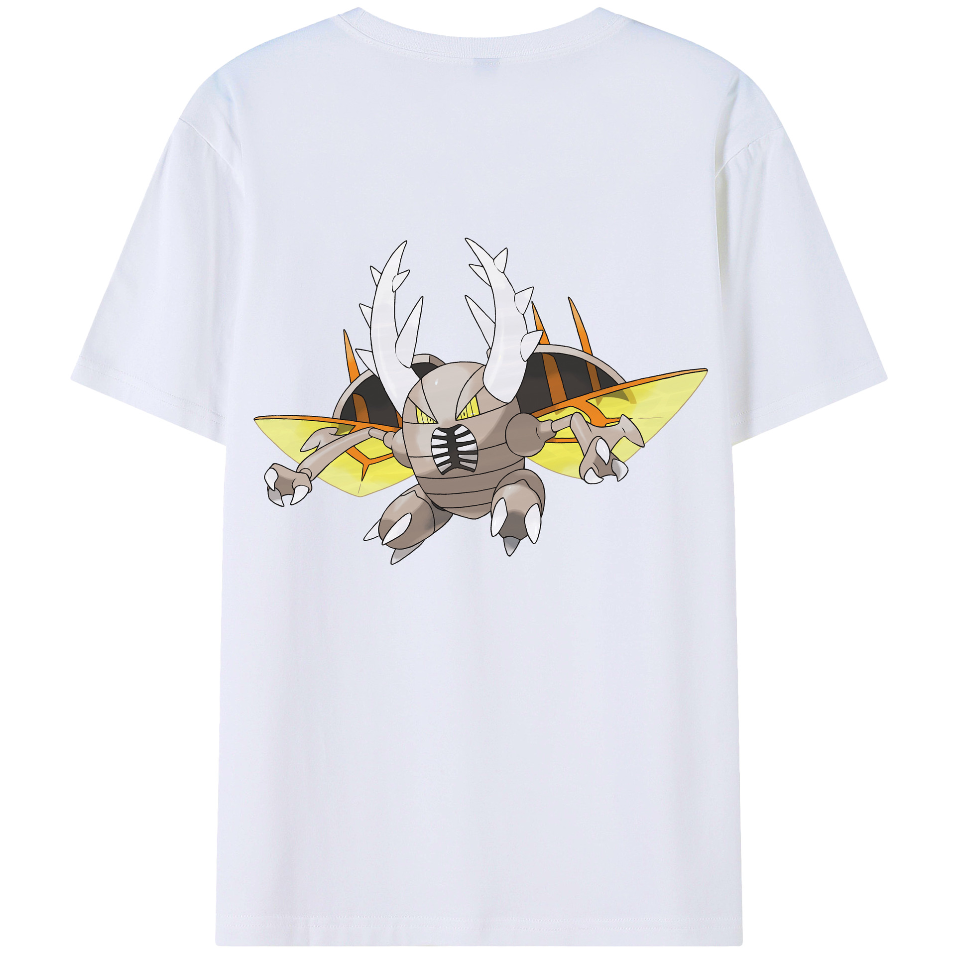（画像用） ポケットモンスター Pokémon 綿100％ メンズ半袖Tシャツ（バックプリント） 通気性