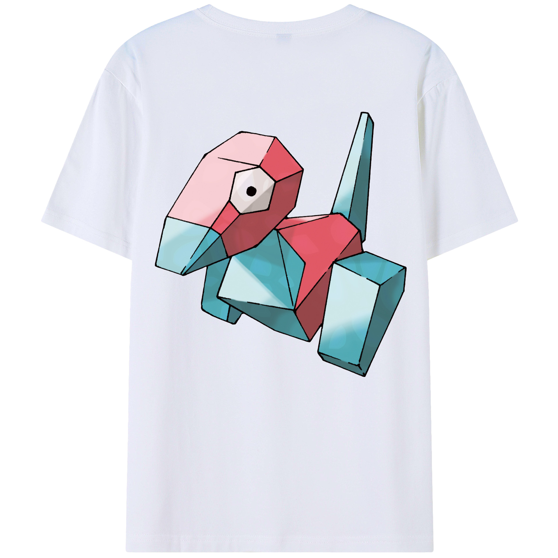 （画像用） ポケットモンスター Pokémon 綿100％ メンズ半袖Tシャツ（バックプリント） 通気性