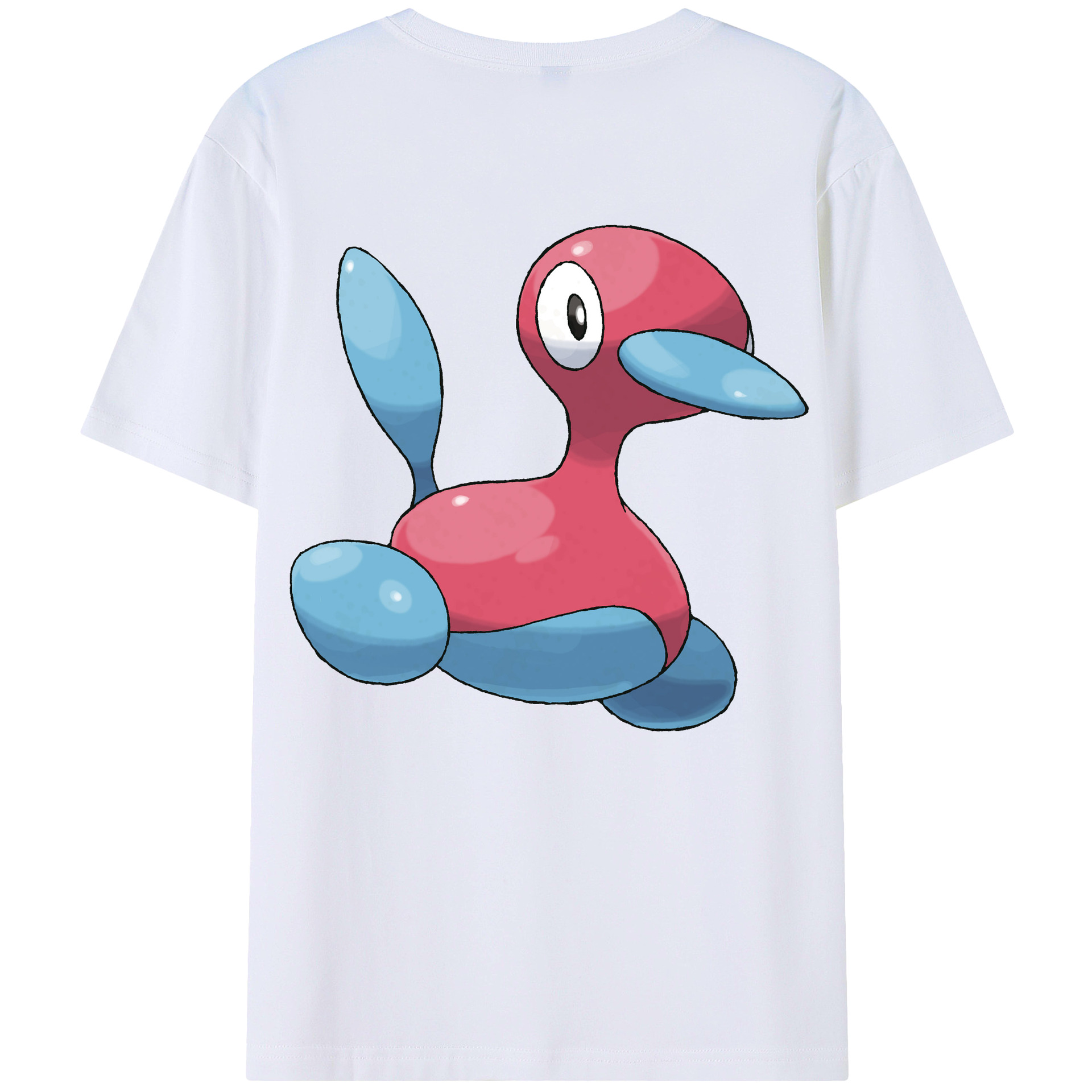 （画像用） ポケットモンスター Pokémon 綿100％ メンズ半袖Tシャツ（バックプリント） 通気性