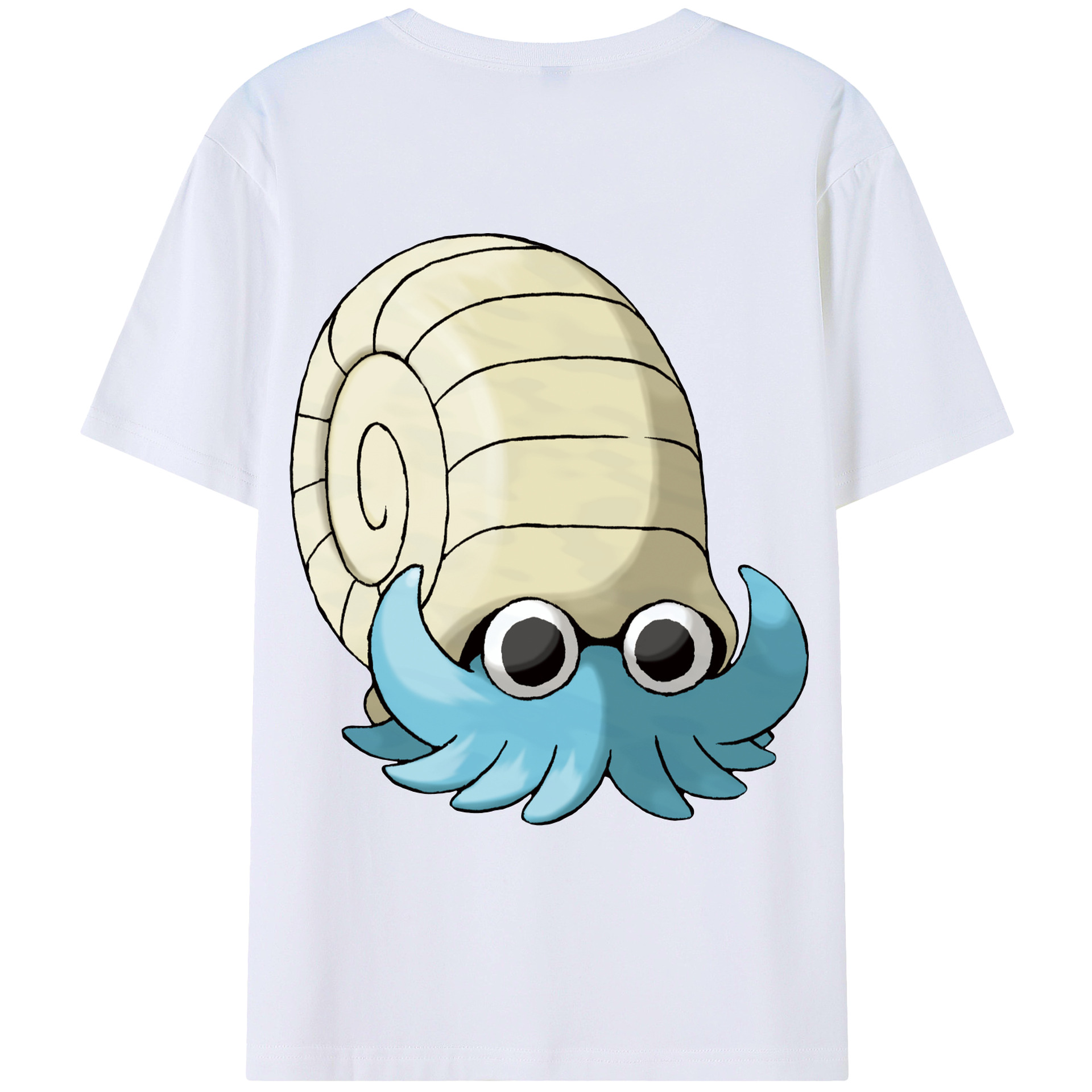 （画像用） ポケットモンスター Pokémon 綿100％ メンズ半袖Tシャツ（バックプリント） 通気性
