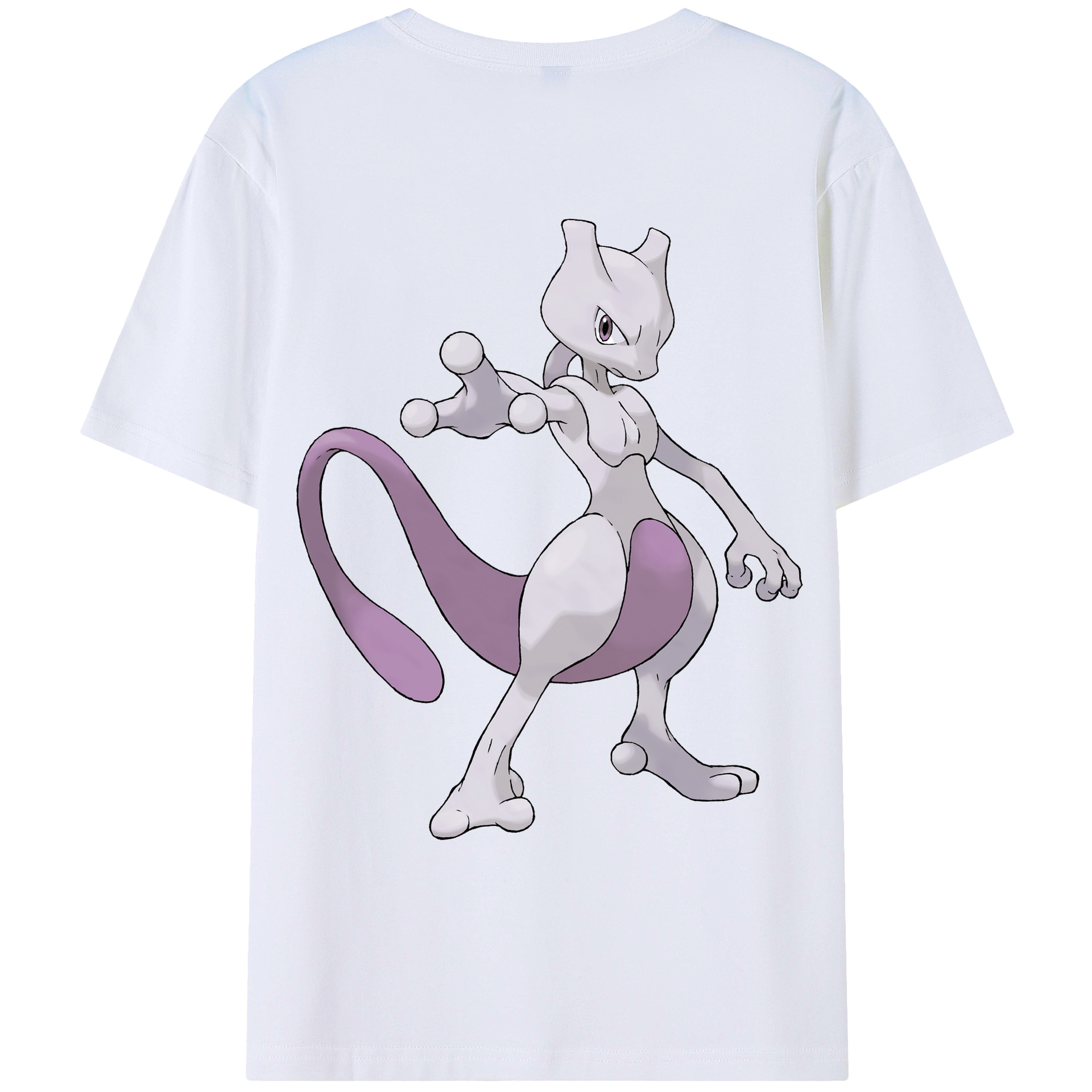 （画像用） ポケットモンスター Pokémon 綿100％ メンズ半袖Tシャツ（バックプリント） 通気性