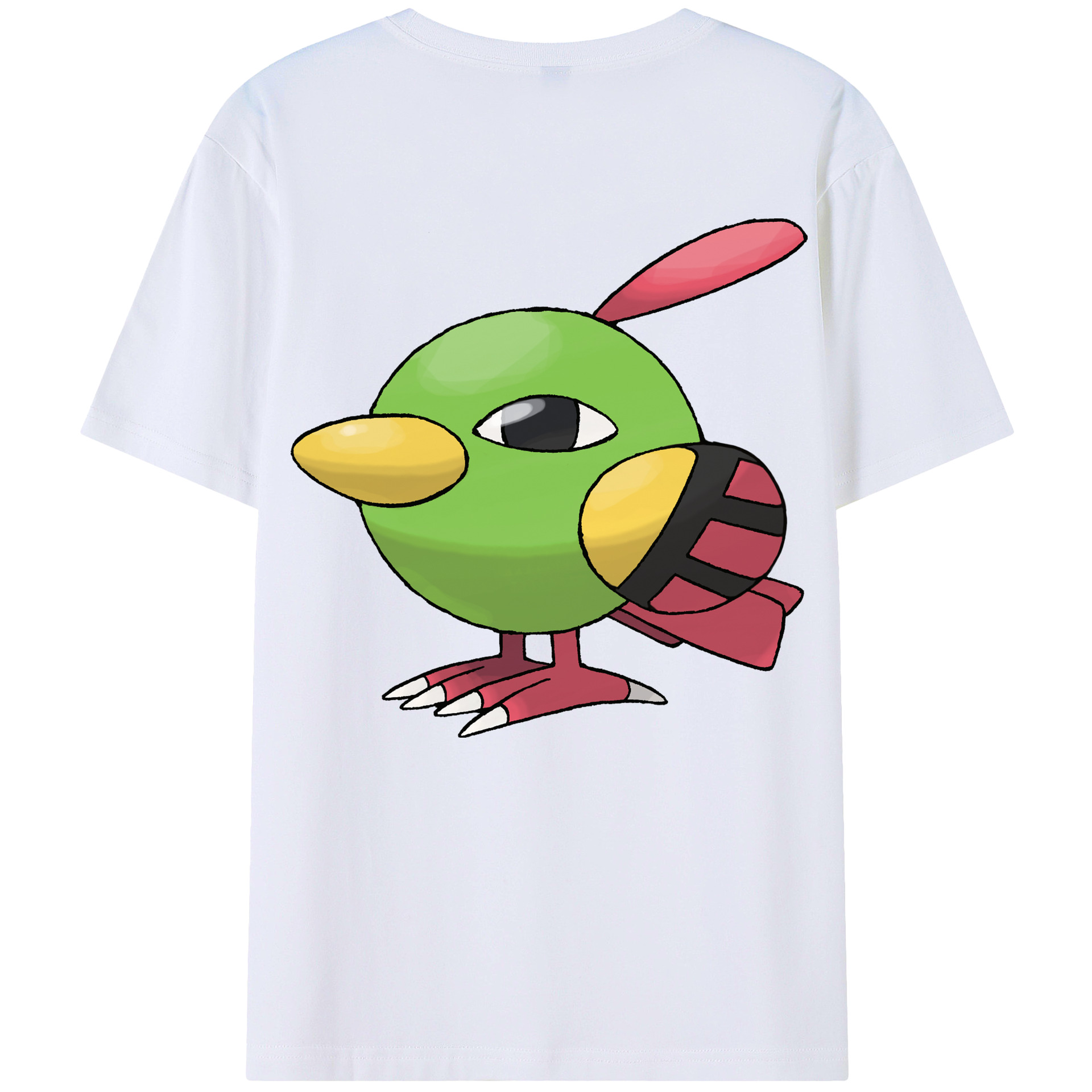 （画像用） ポケットモンスター Pokémon 綿100％ メンズ半袖Tシャツ（バックプリント） 通気性