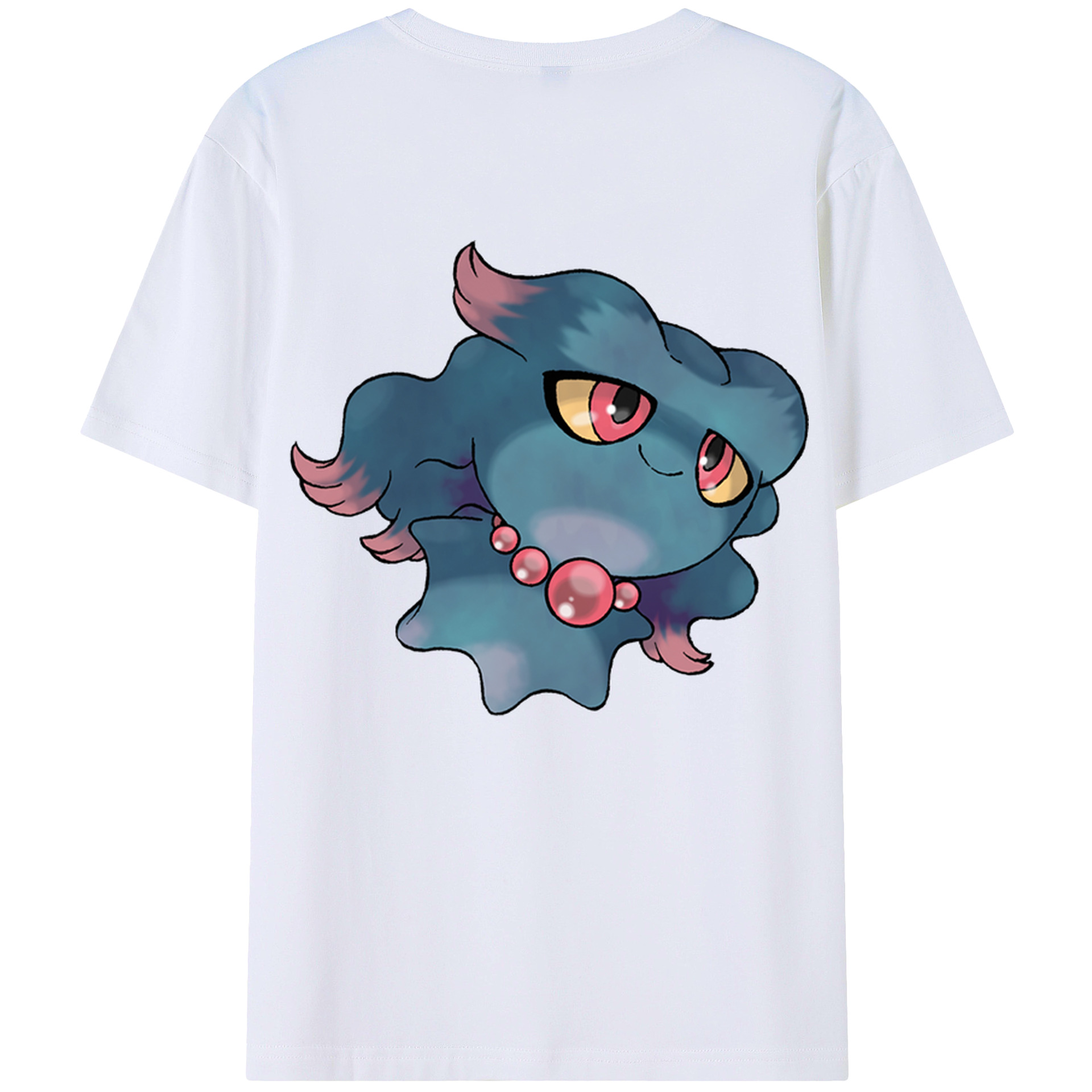 （画像用） ポケットモンスター Pokémon 綿100％ メンズ半袖Tシャツ（バックプリント） 通気性