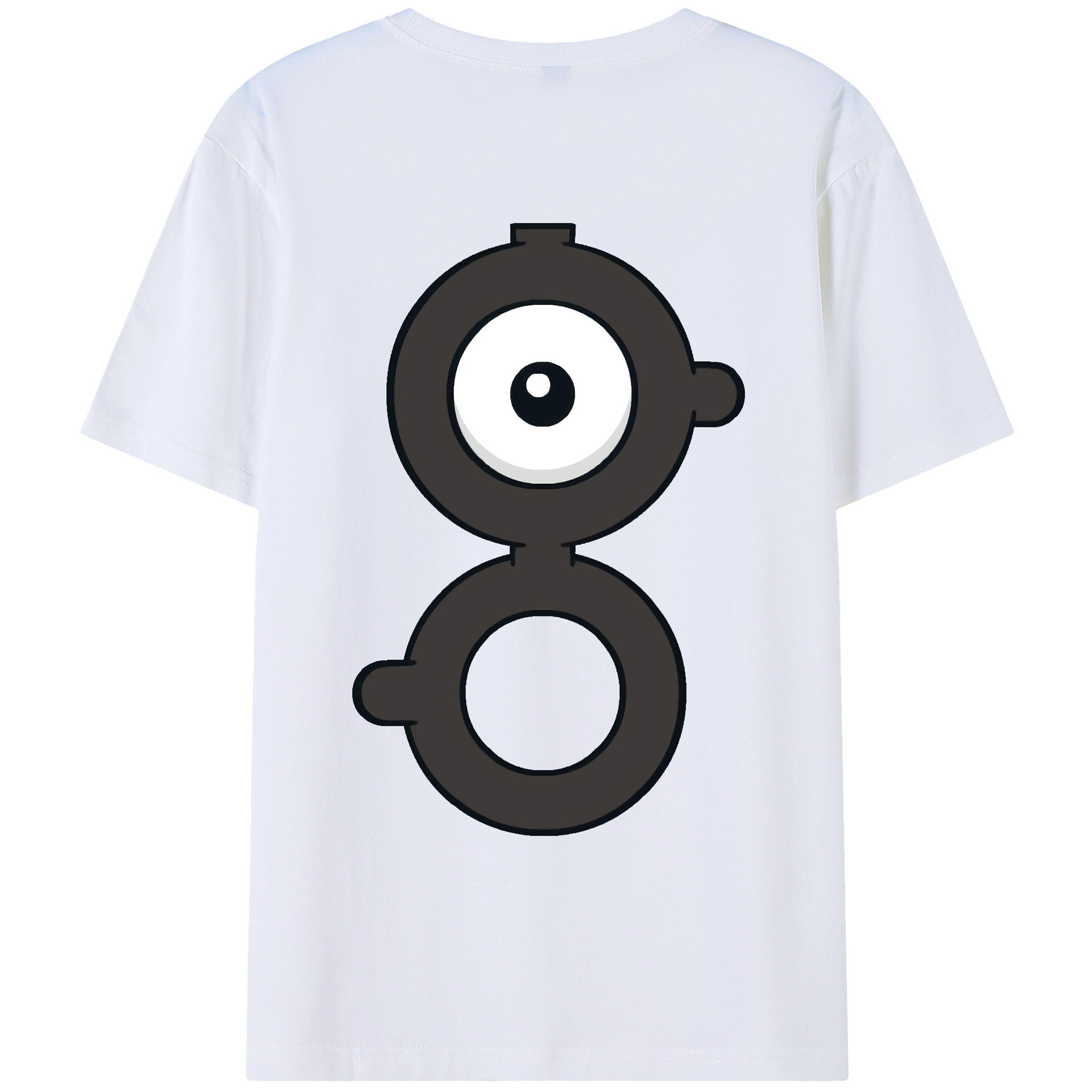 （画像用） ポケットモンスター Pokémon 綿100％ メンズ半袖Tシャツ（バックプリント） 通気性