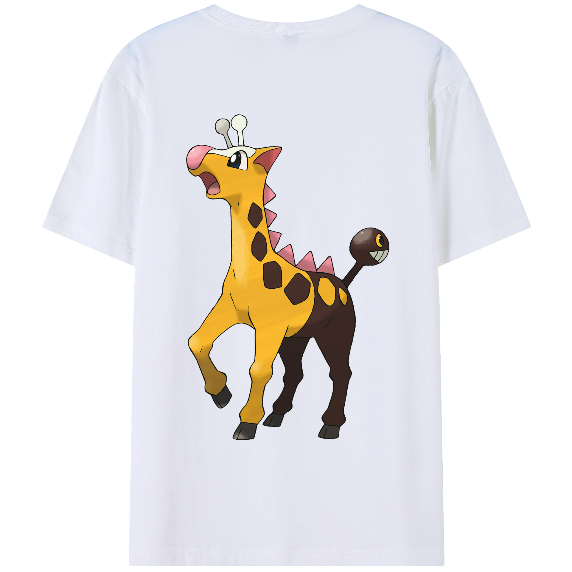 （画像用） ポケットモンスター Pokémon 綿100％ メンズ半袖Tシャツ（バックプリント） 通気性