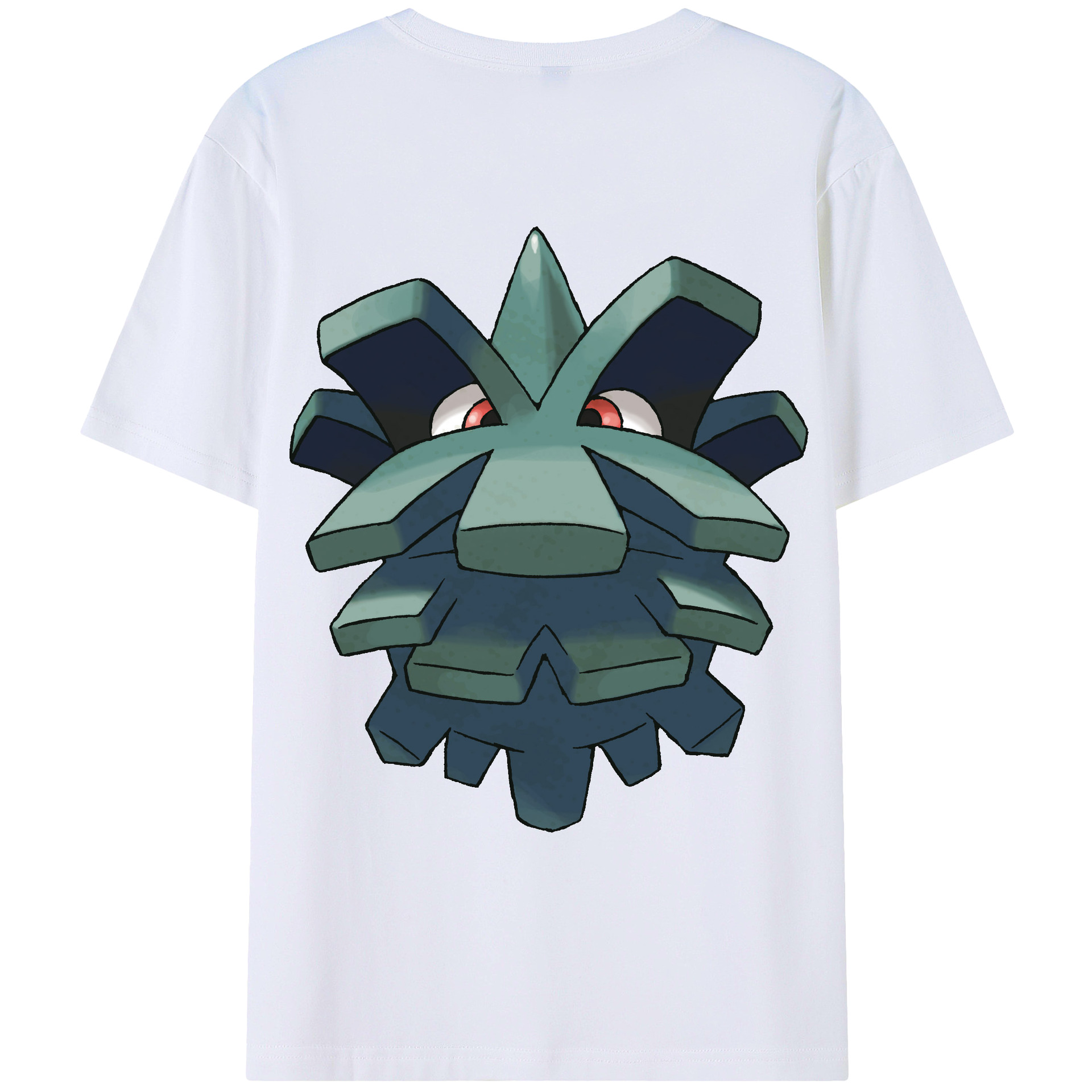 （画像用） ポケットモンスター Pokémon 綿100％ メンズ半袖Tシャツ（バックプリント） 通気性
