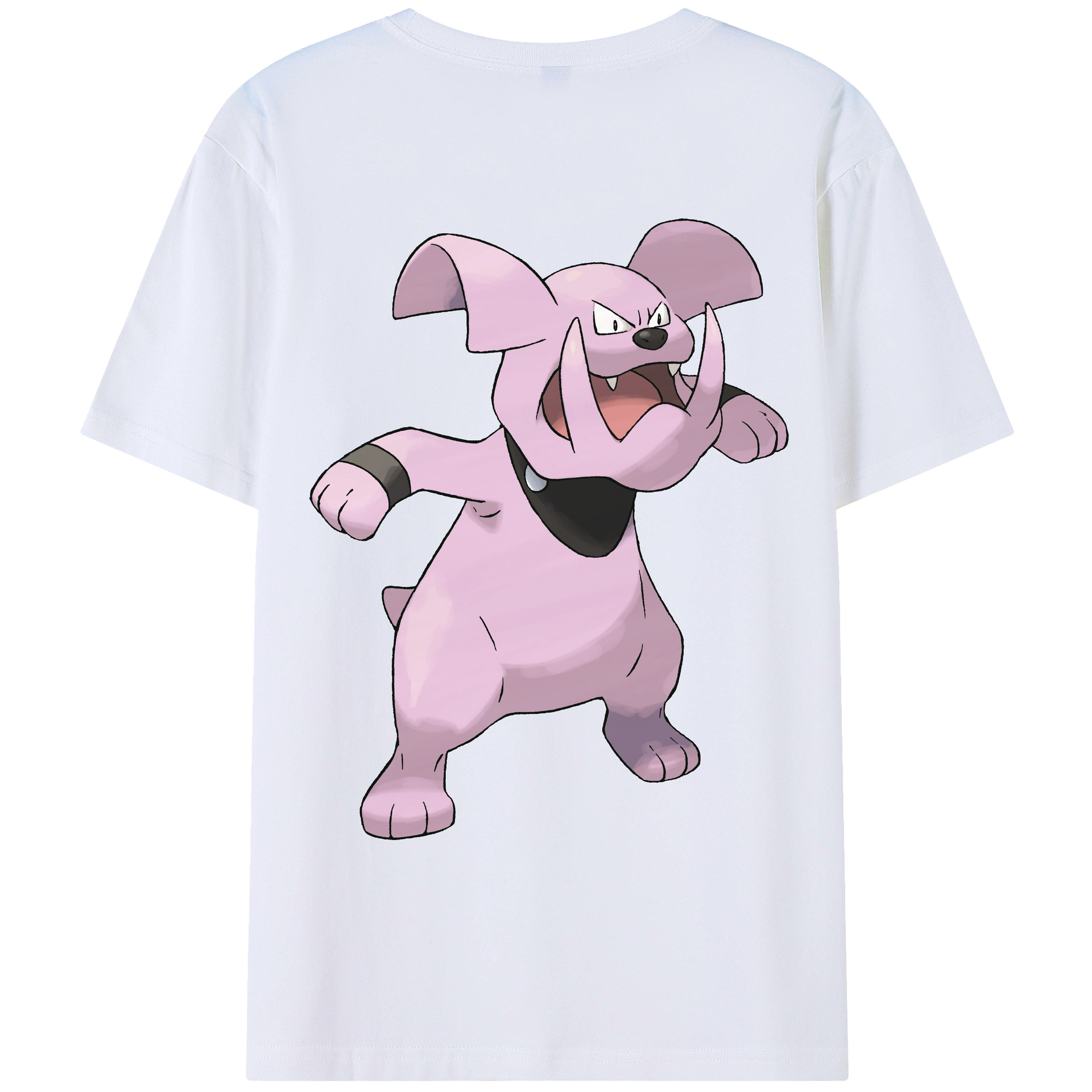 （画像用） ポケットモンスター Pokémon 綿100％ メンズ半袖Tシャツ（バックプリント） 通気性