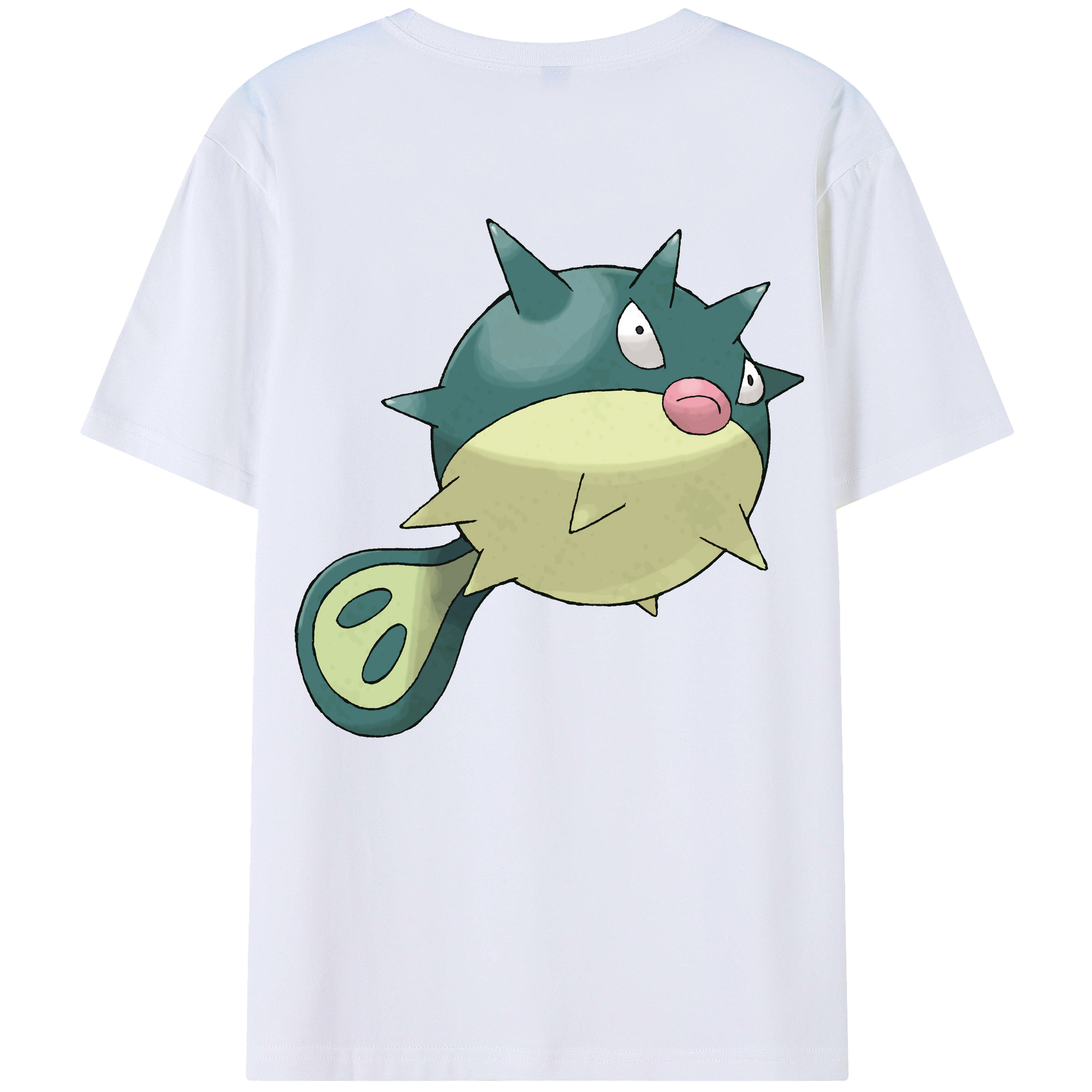 （画像用） ポケットモンスター Pokémon 綿100％ メンズ半袖Tシャツ（バックプリント） 通気性