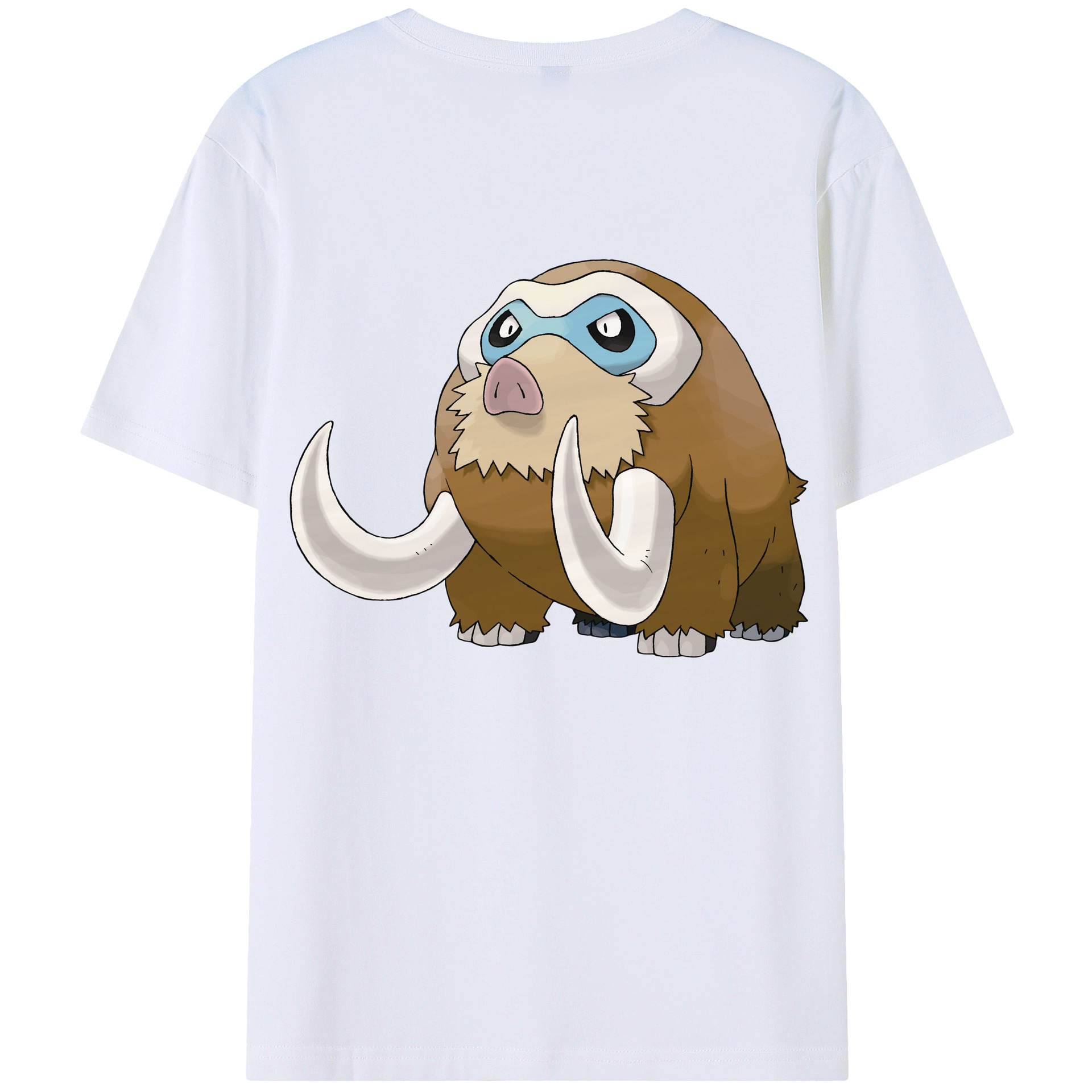（画像用） ポケットモンスター Pokémon 綿100％ メンズ半袖Tシャツ（バックプリント） 通気性
