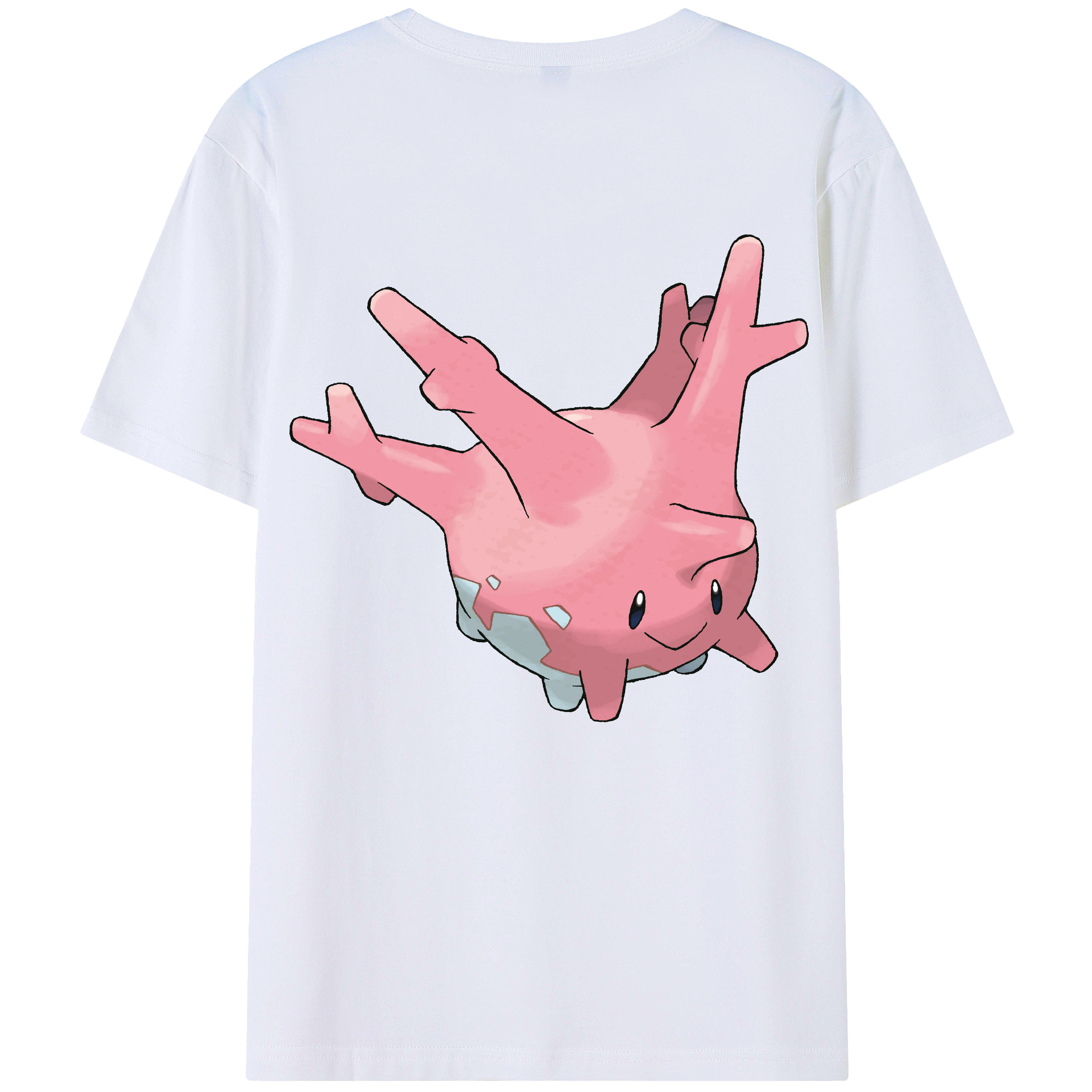 （画像用） ポケットモンスター Pokémon 綿100％ メンズ半袖Tシャツ（バックプリント） 通気性