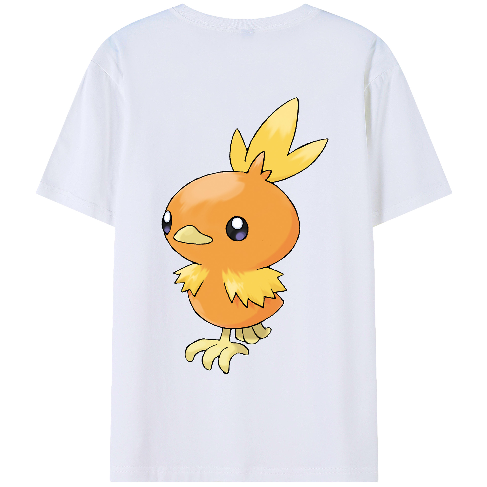 （画像用） ポケットモンスター Pokémon 綿100％ メンズ半袖Tシャツ（バックプリント） 通気性