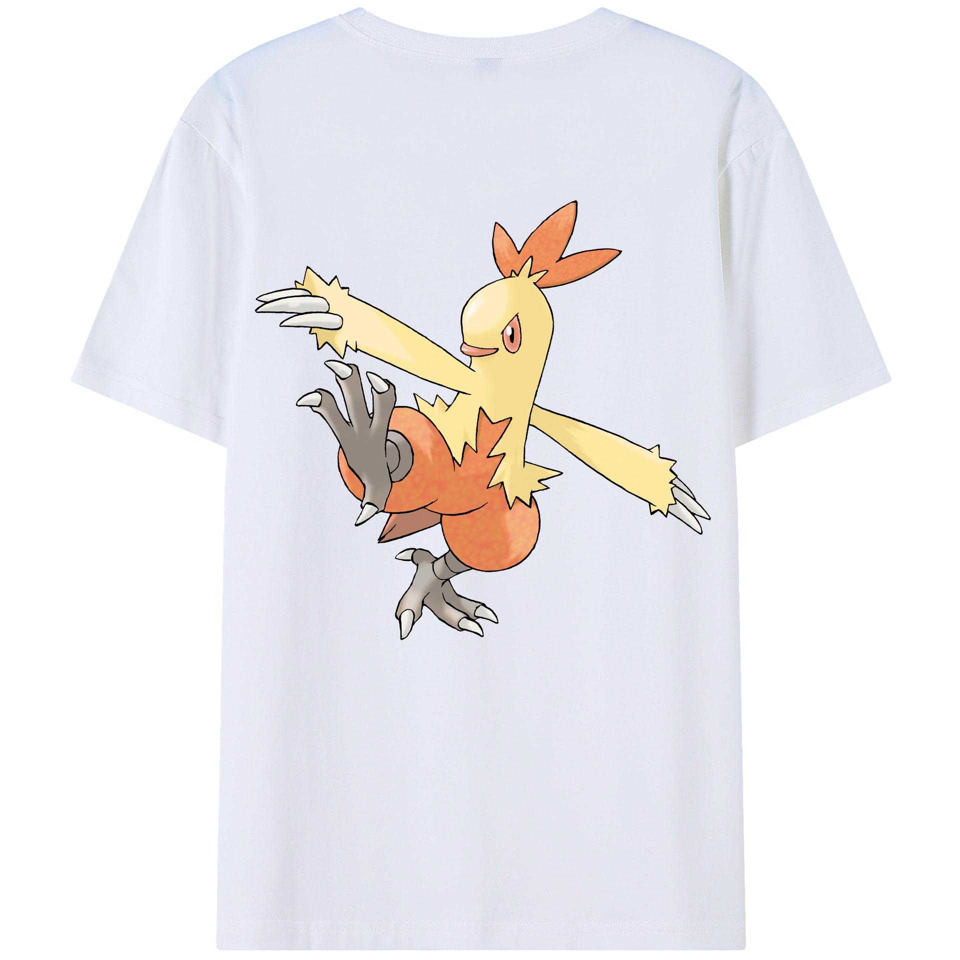 （画像用） ポケットモンスター Pokémon 綿100％ メンズ半袖Tシャツ（バックプリント） 通気性