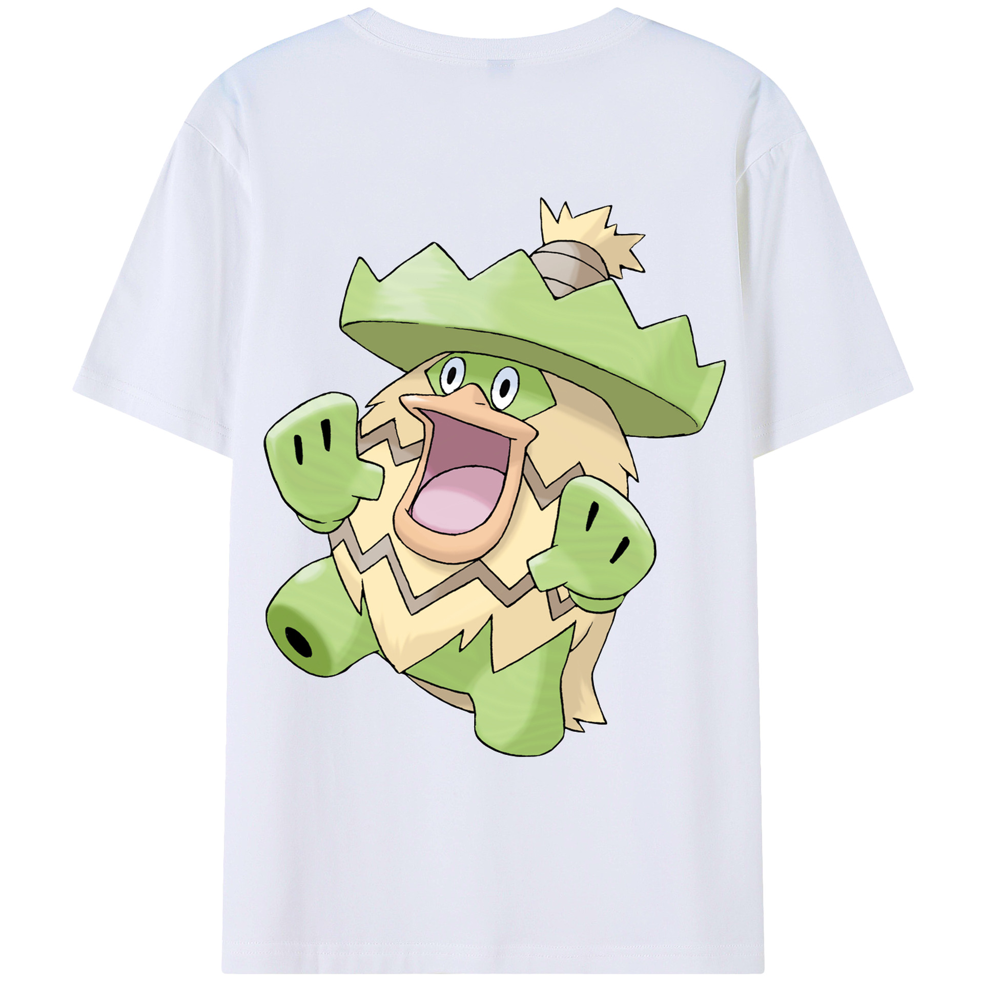 （画像用） ポケットモンスター Pokémon 綿100％ メンズ半袖Tシャツ（バックプリント） 通気性
