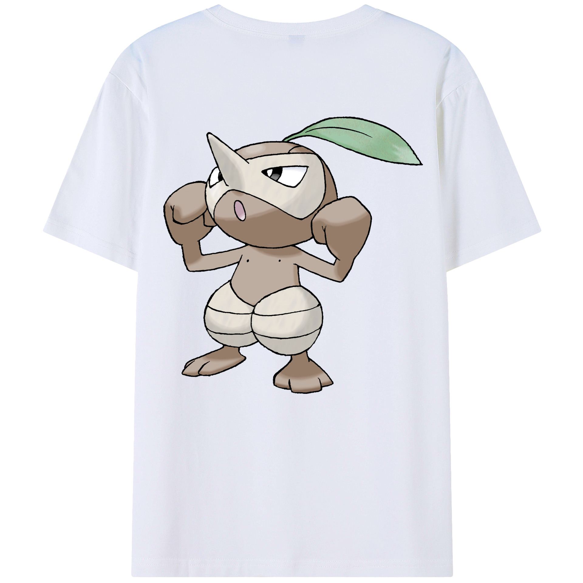 （画像用） ポケットモンスター Pokémon 綿100％ メンズ半袖Tシャツ（バックプリント） 通気性