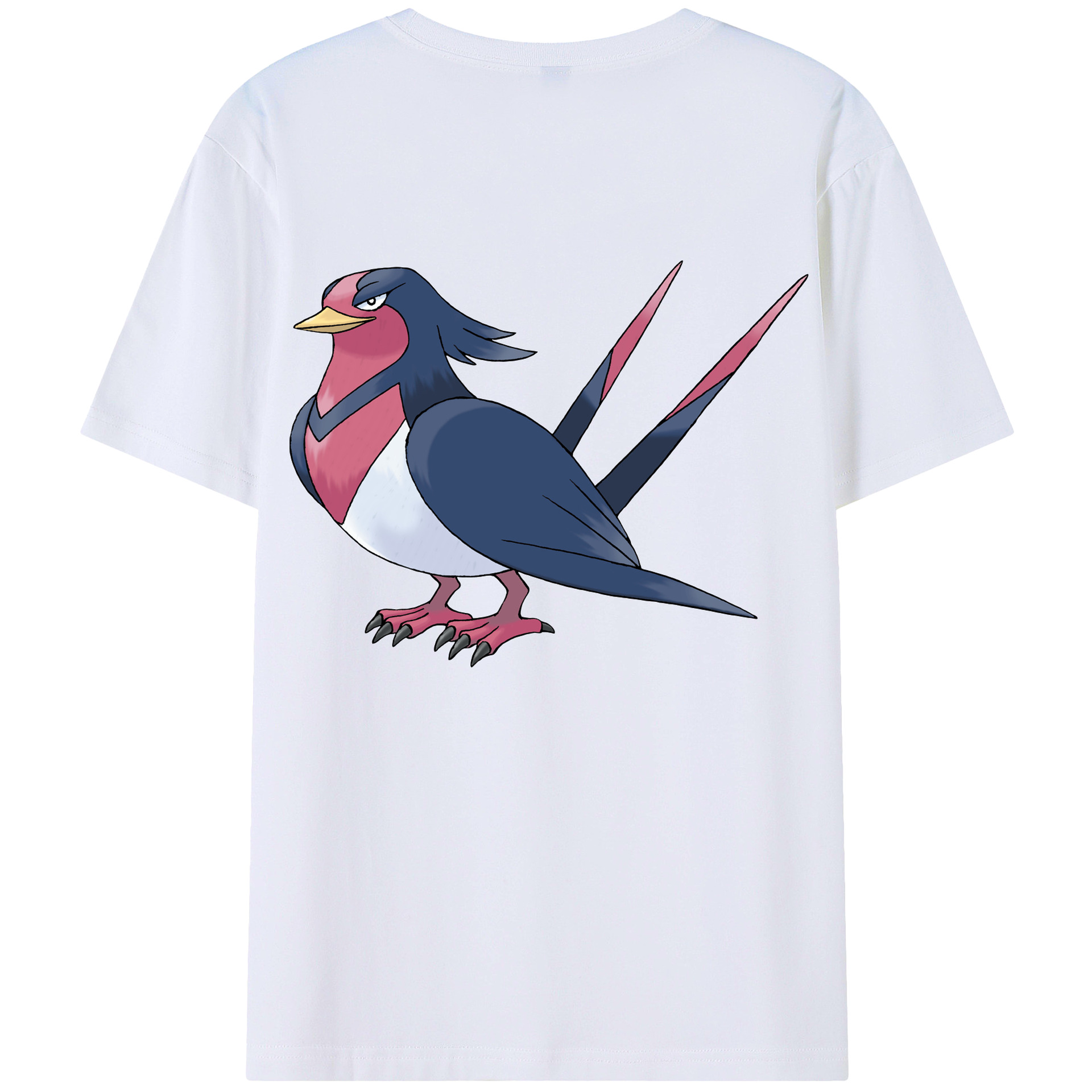 （画像用） ポケットモンスター Pokémon 綿100％ メンズ半袖Tシャツ（バックプリント） 通気性