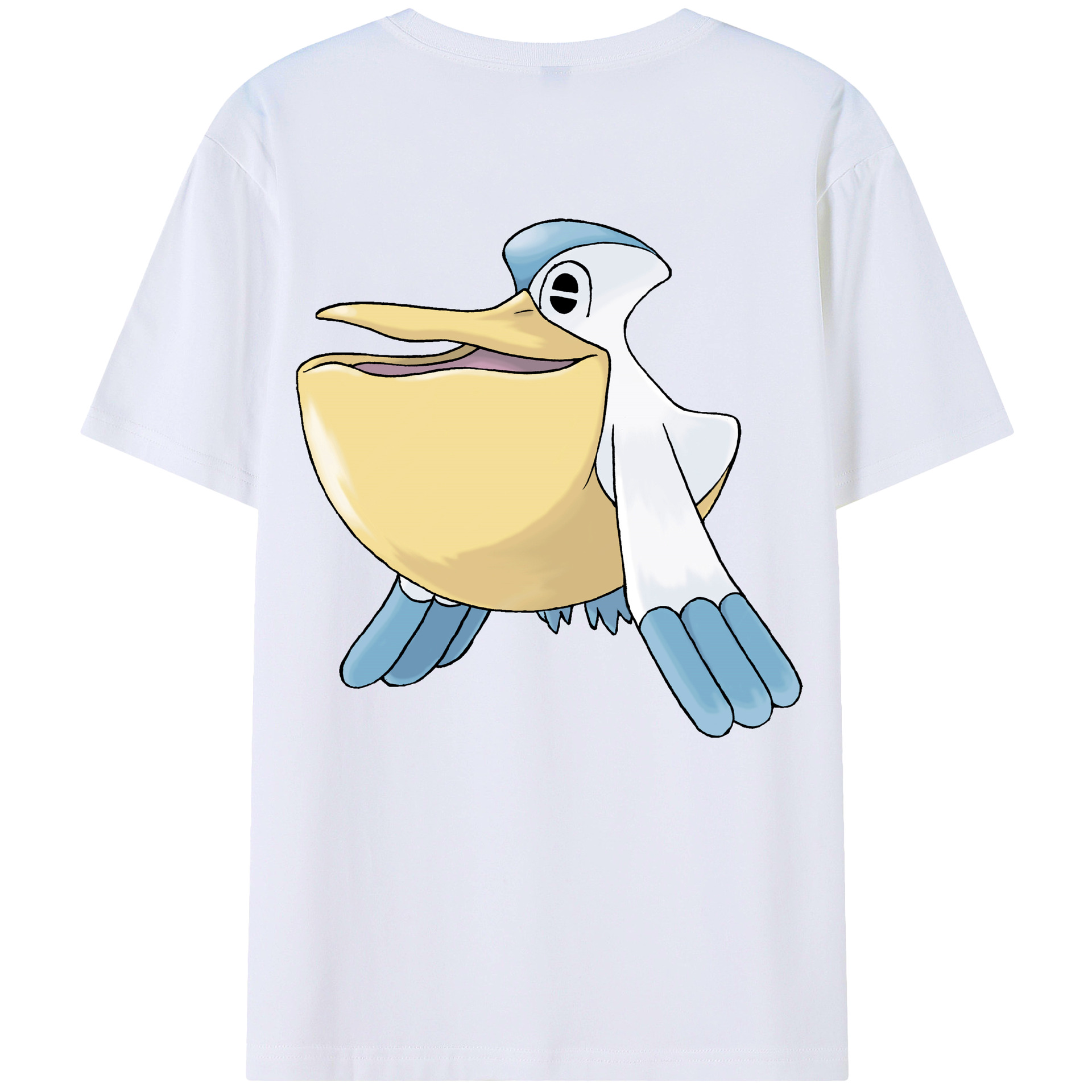 （画像用） ポケットモンスター Pokémon 綿100％ メンズ半袖Tシャツ（バックプリント） 通気性