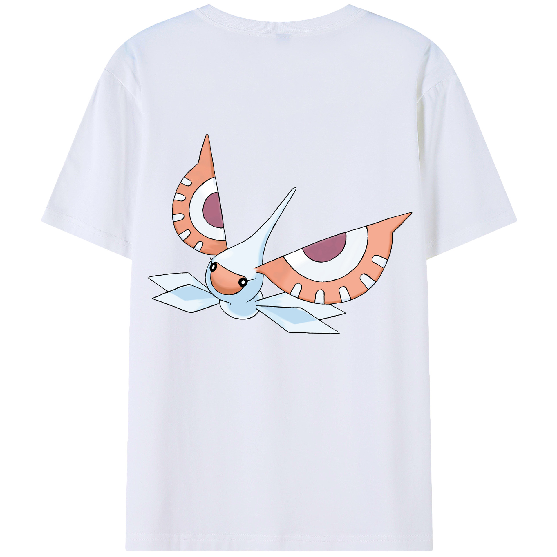 （画像用） ポケットモンスター Pokémon 綿100％ メンズ半袖Tシャツ（バックプリント） 通気性
