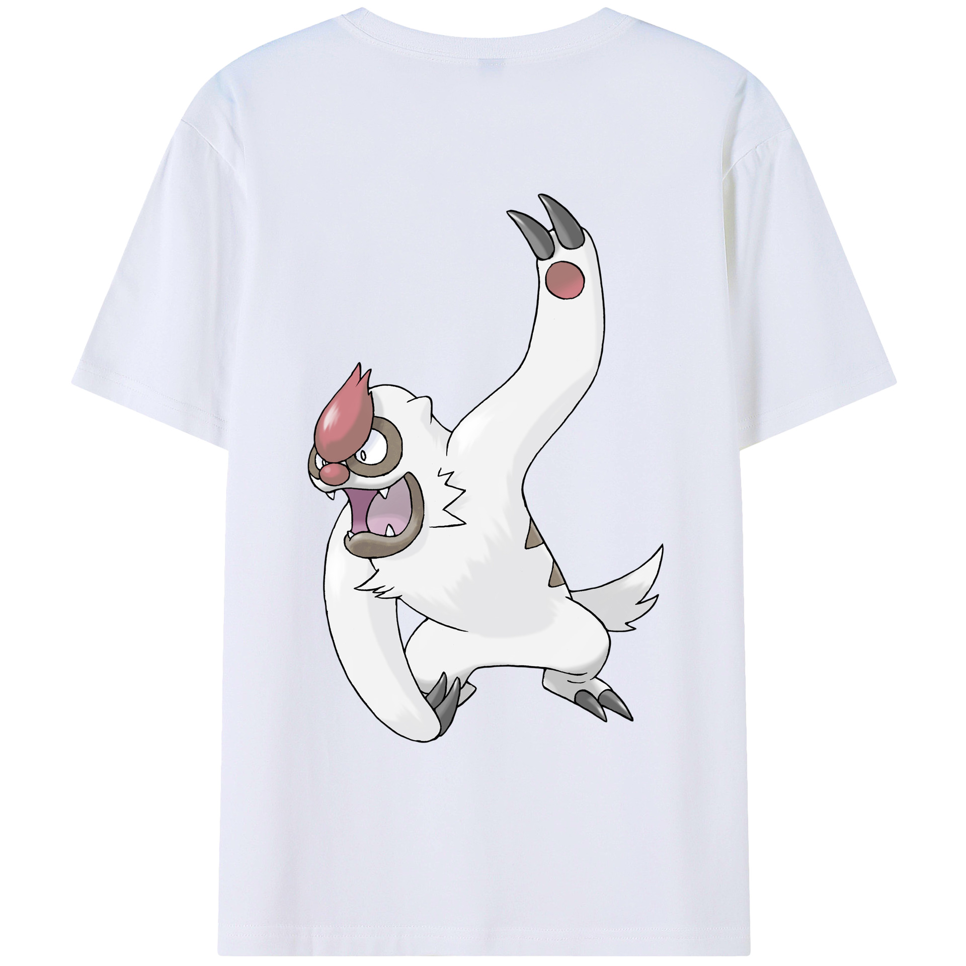 （画像用） ポケットモンスター Pokémon 綿100％ メンズ半袖Tシャツ（バックプリント） 通気性