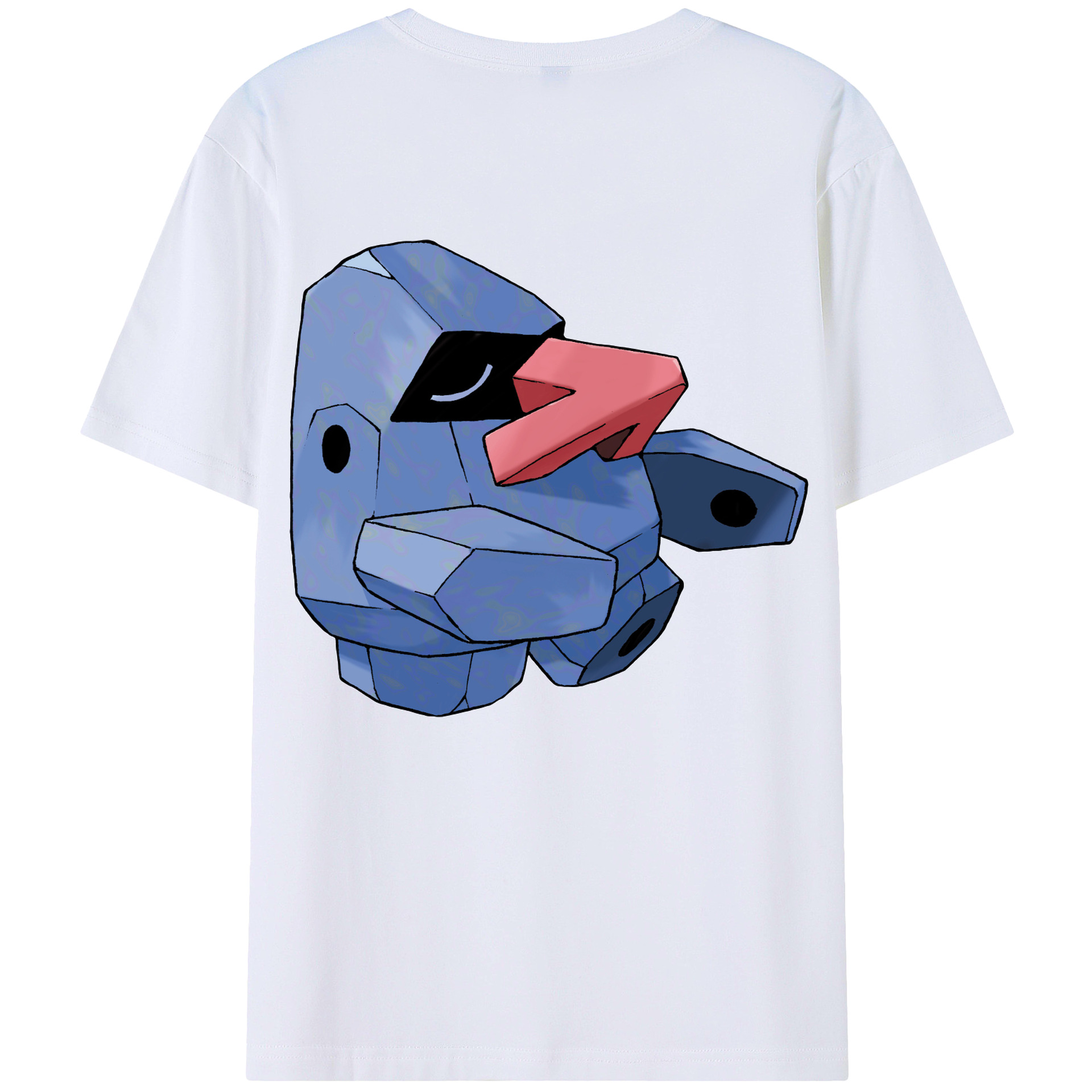 （画像用） ポケットモンスター Pokémon 綿100％ メンズ半袖Tシャツ（バックプリント） 通気性