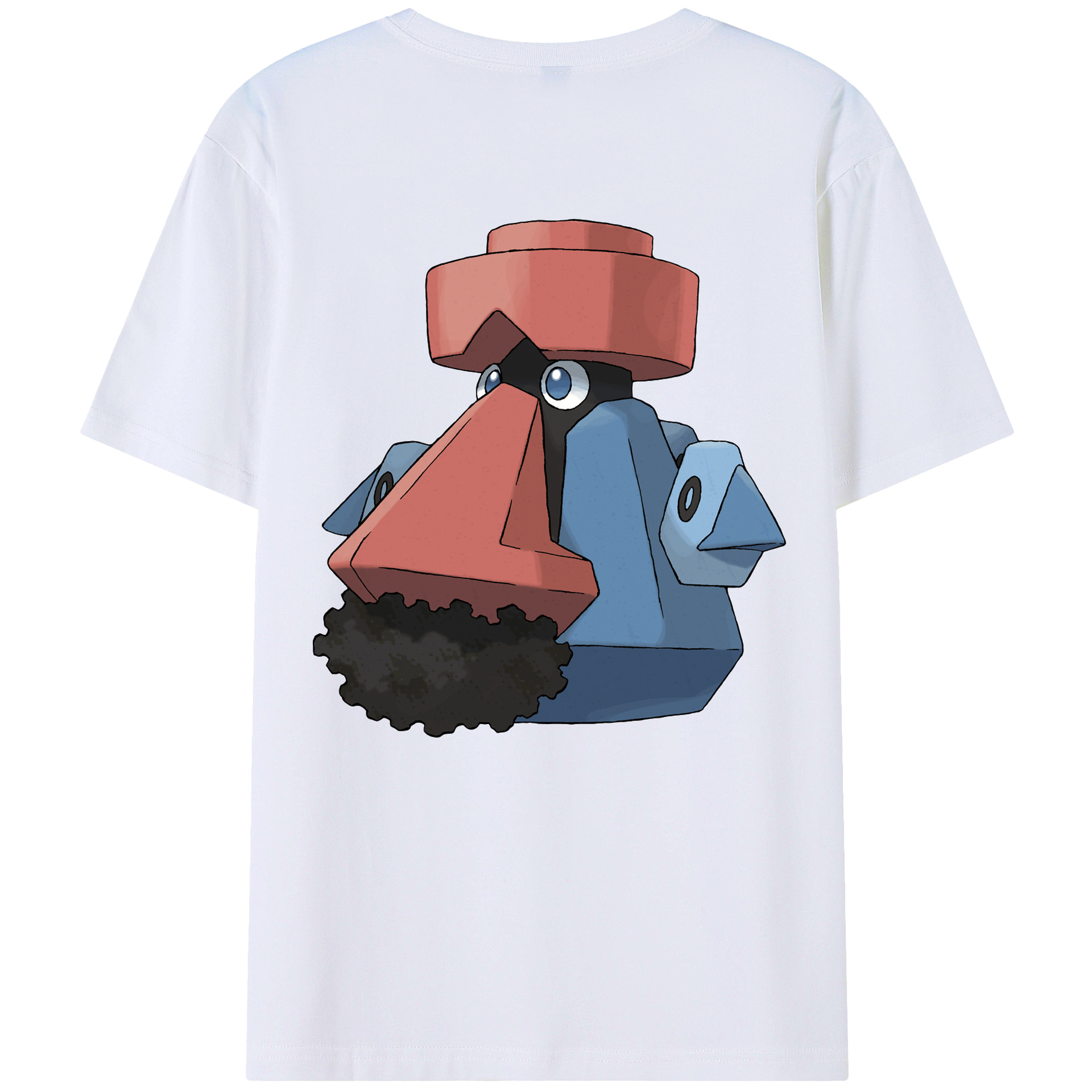 （画像用） ポケットモンスター Pokémon 綿100％ メンズ半袖Tシャツ（バックプリント） 通気性