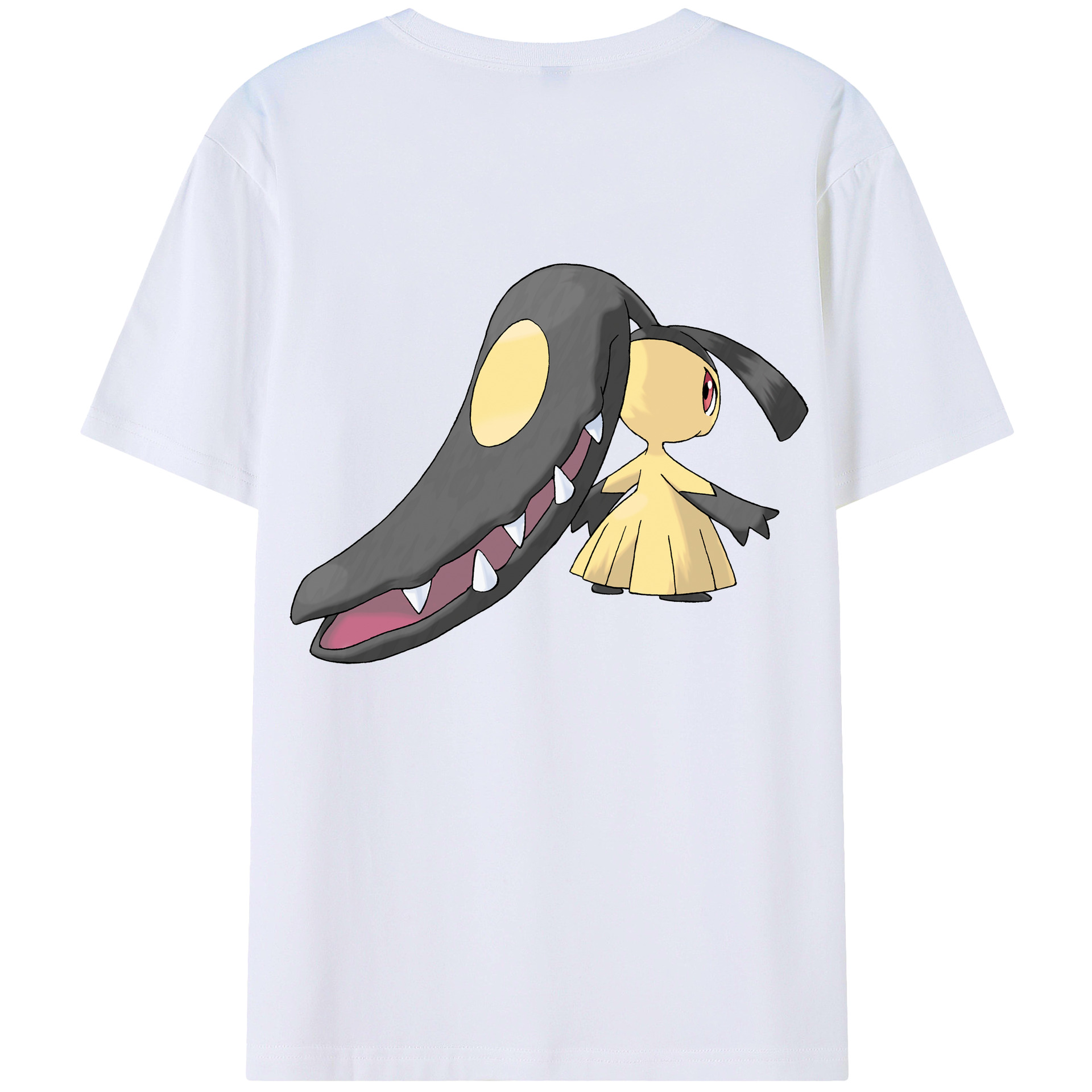 （画像用） ポケットモンスター Pokémon 綿100％ メンズ半袖Tシャツ（バックプリント） 通気性