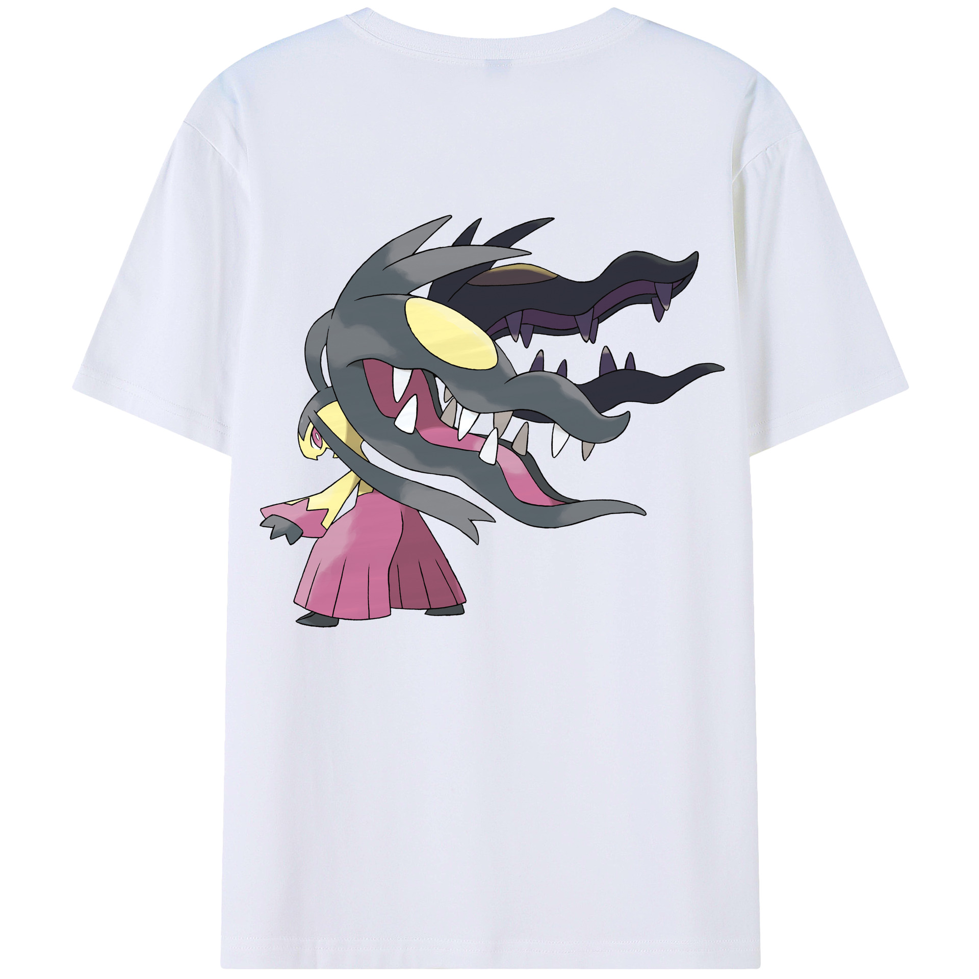 （画像用） ポケットモンスター Pokémon 綿100％ メンズ半袖Tシャツ（バックプリント） 通気性