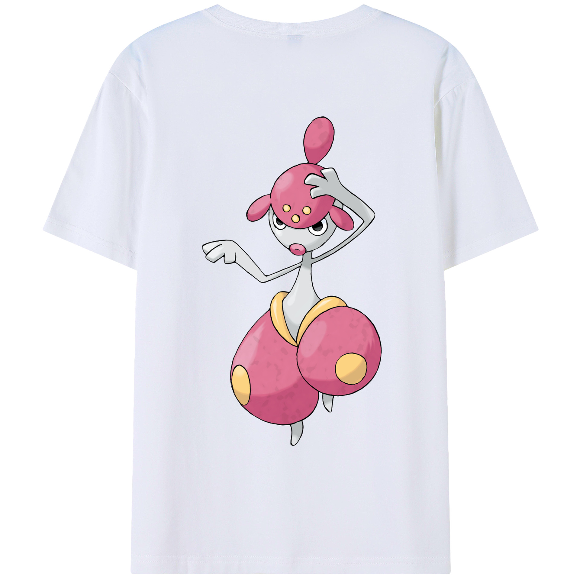 （画像用） ポケットモンスター Pokémon 綿100％ メンズ半袖Tシャツ（バックプリント） 通気性
