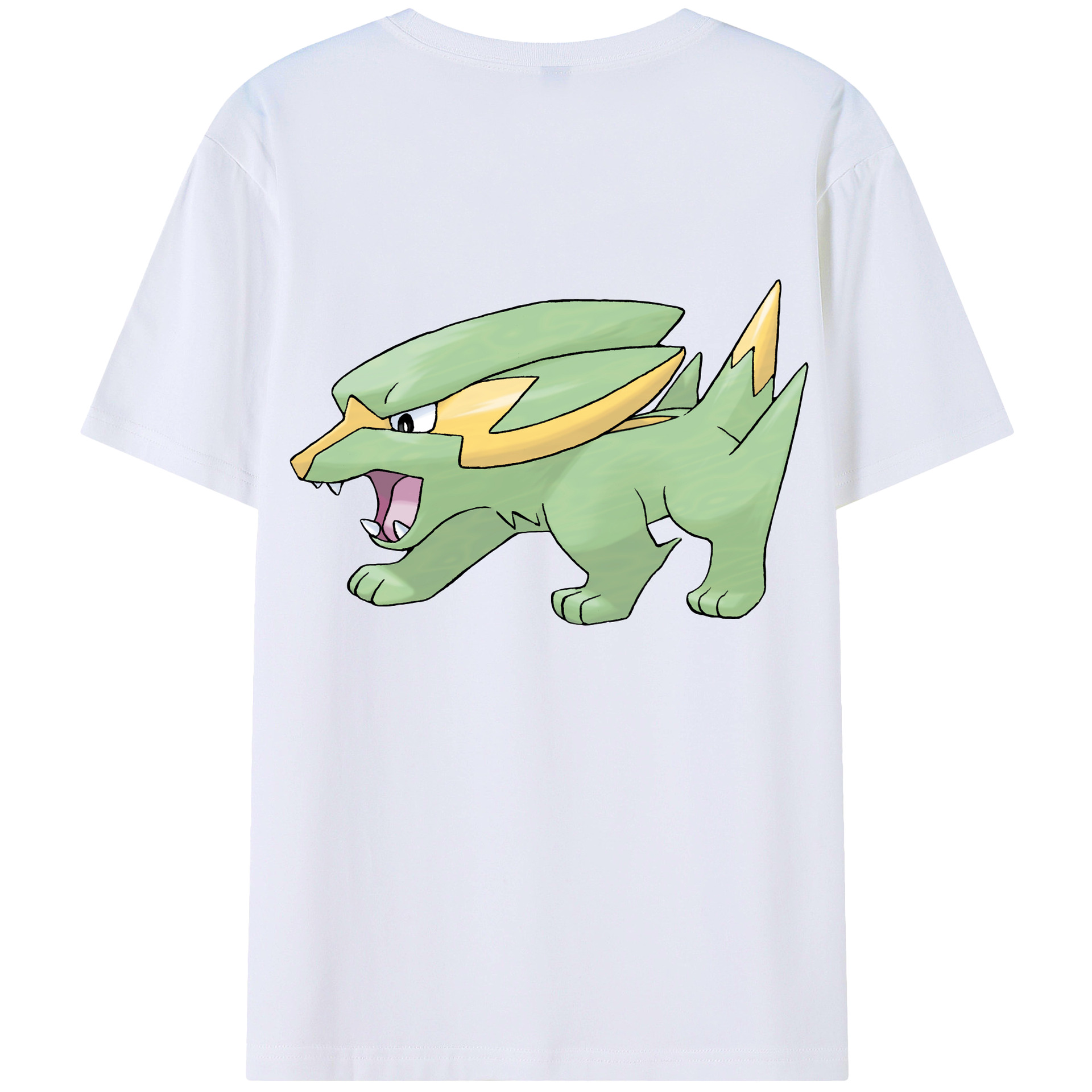 （画像用） ポケットモンスター Pokémon 綿100％ メンズ半袖Tシャツ（バックプリント） 通気性