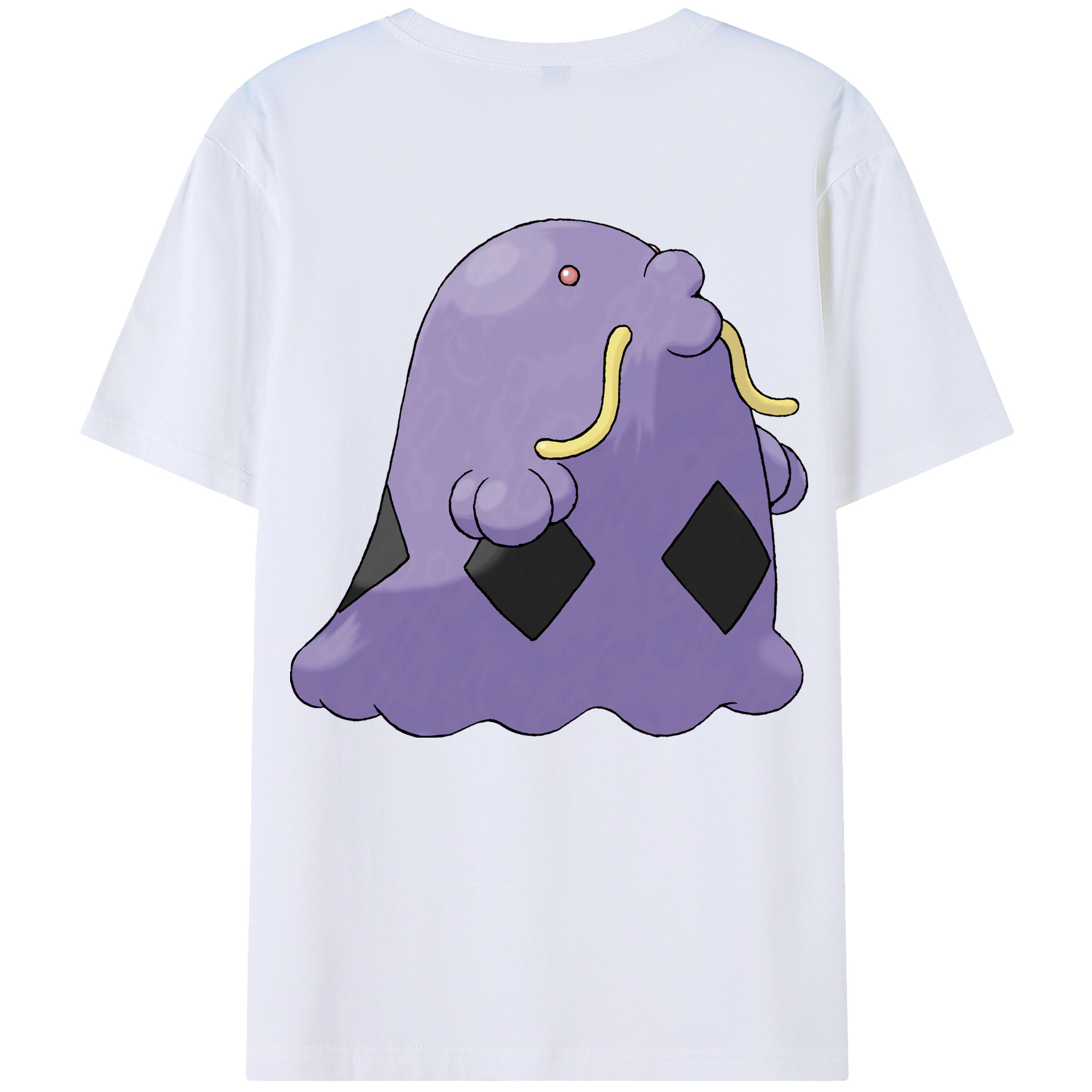 （画像用） ポケットモンスター Pokémon 綿100％ メンズ半袖Tシャツ（バックプリント） 通気性