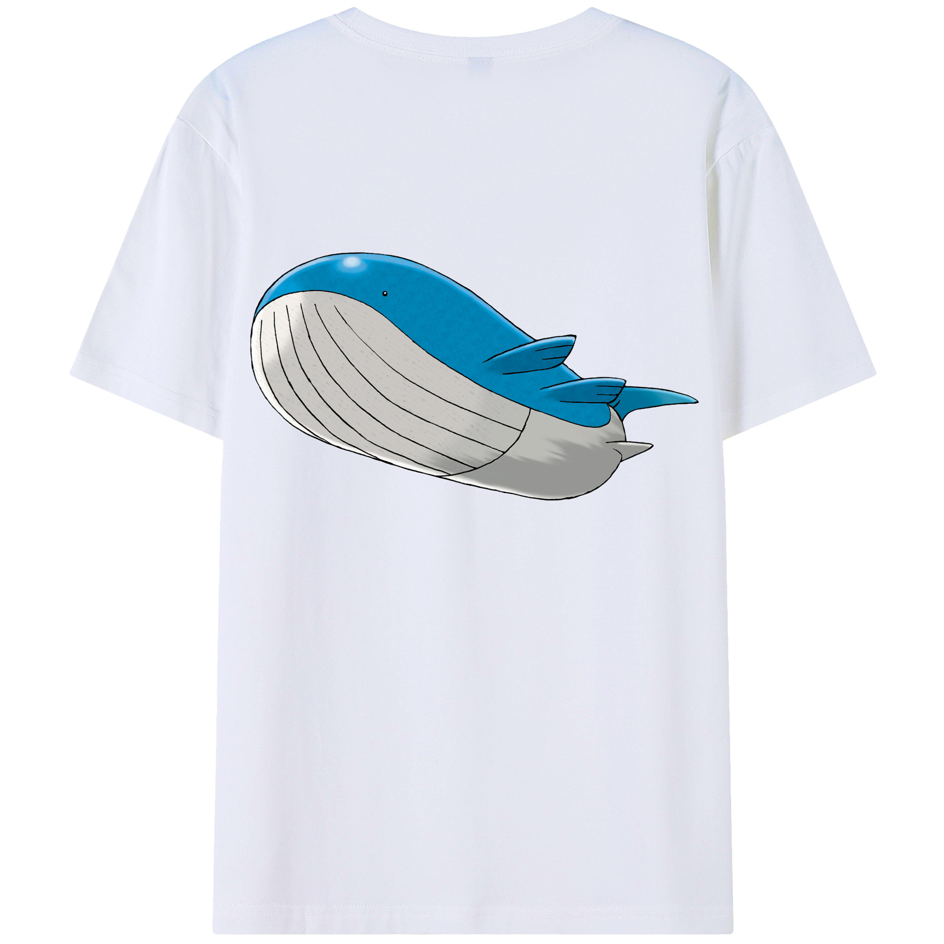 （画像用） ポケットモンスター Pokémon 綿100％ メンズ半袖Tシャツ（バックプリント） 通気性