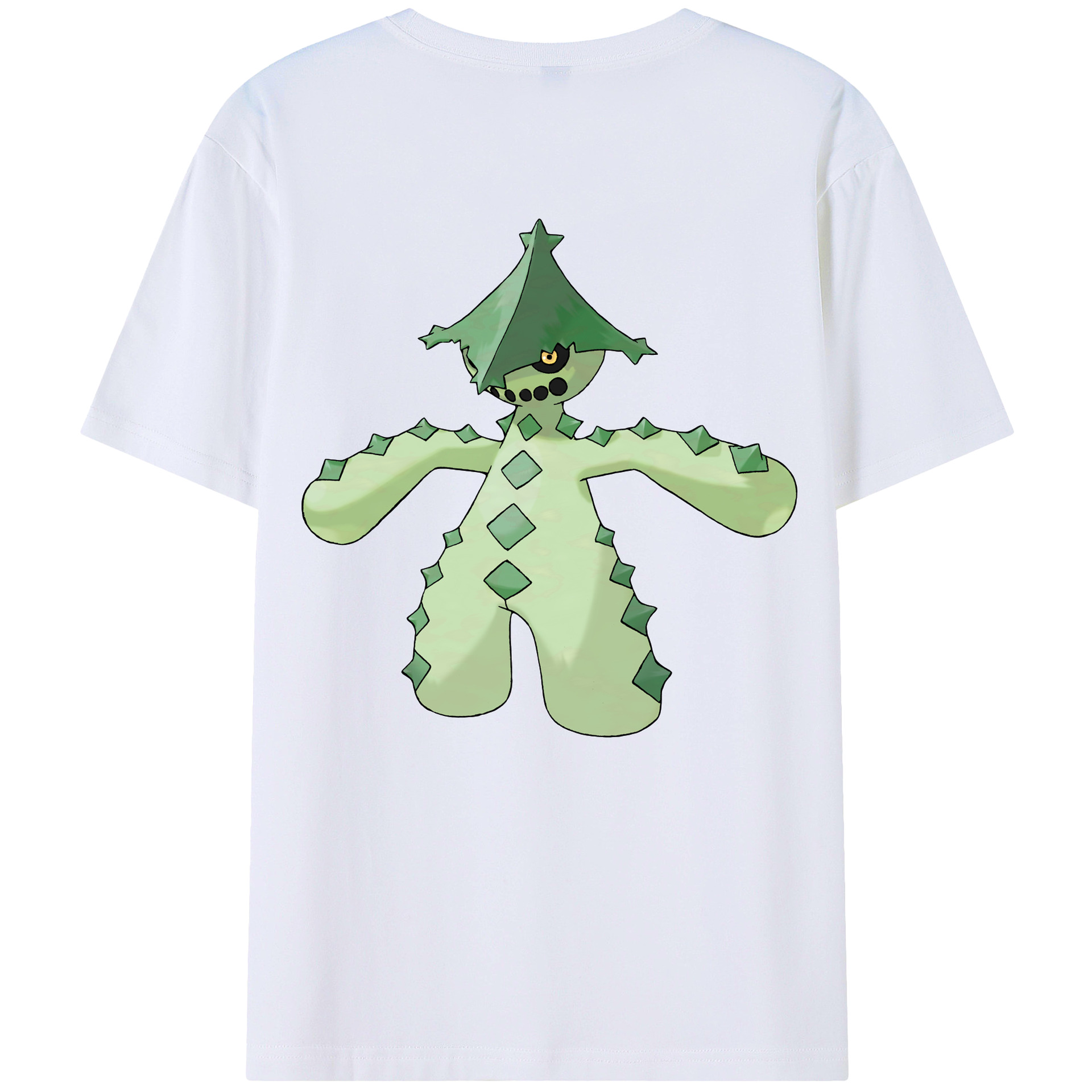 （画像用） ポケットモンスター Pokémon 綿100％ メンズ半袖Tシャツ（バックプリント） 通気性