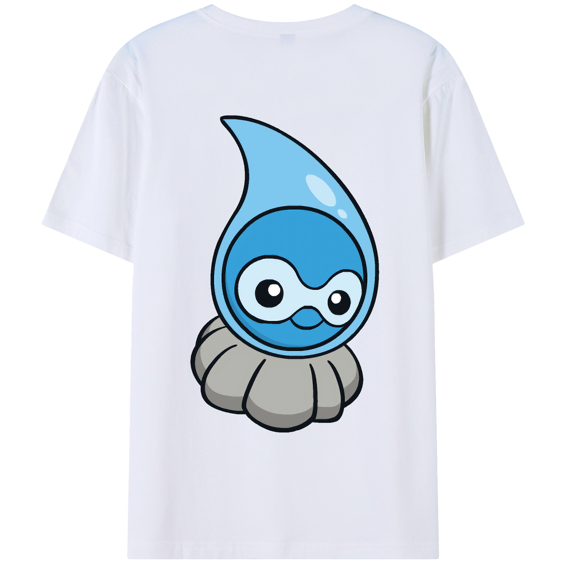 （画像用） ポケットモンスター Pokémon 綿100％ メンズ半袖Tシャツ（バックプリント） 通気性
