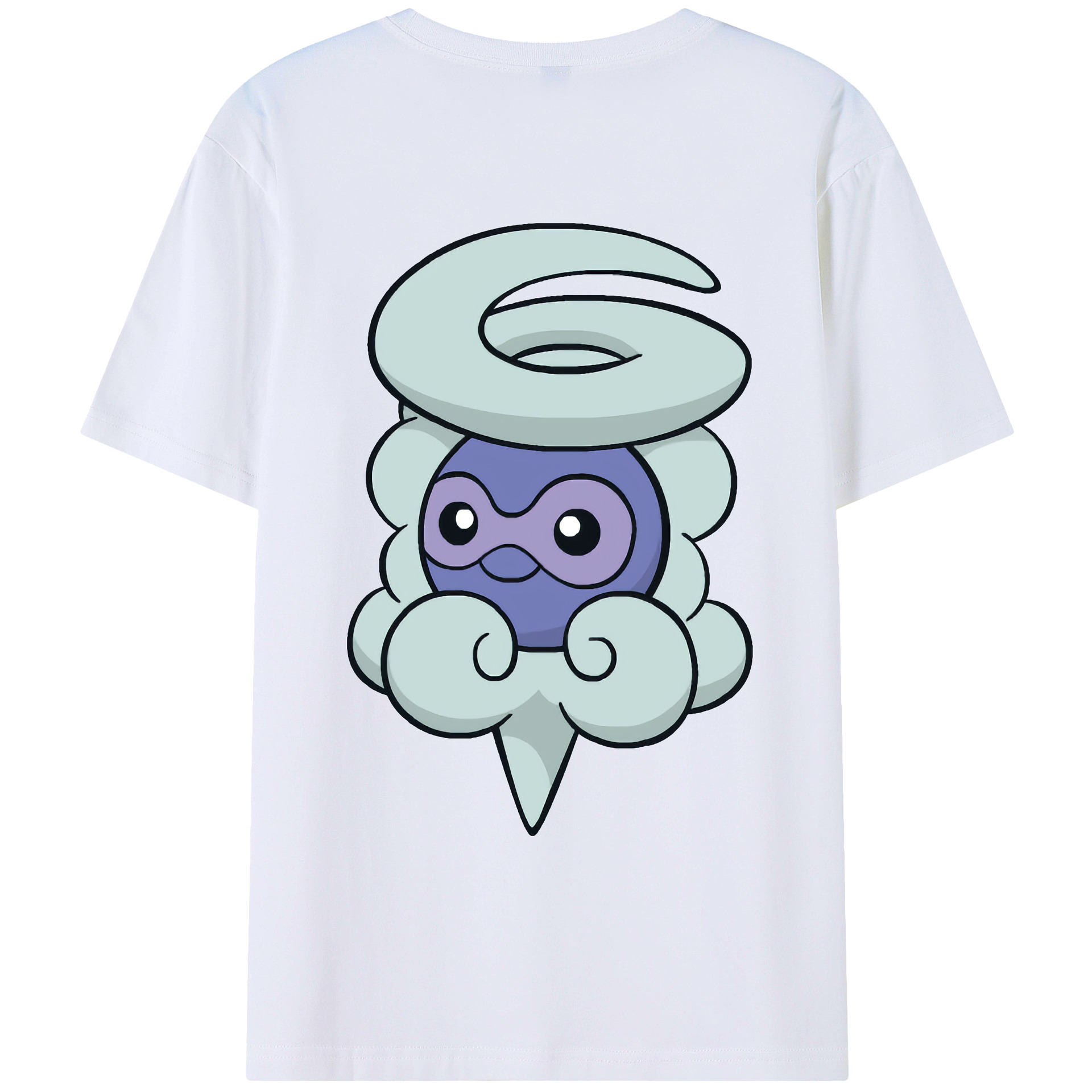 （画像用） ポケットモンスター Pokémon 綿100％ メンズ半袖Tシャツ（バックプリント） 通気性