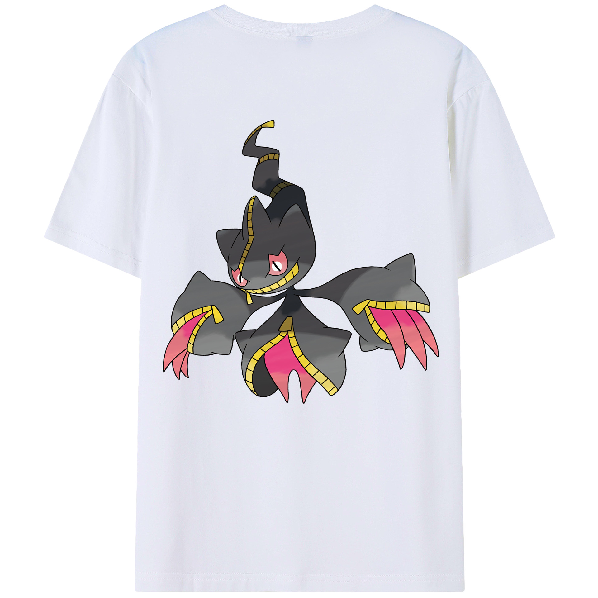 （画像用） ポケットモンスター Pokémon 綿100％ メンズ半袖Tシャツ（バックプリント） 通気性