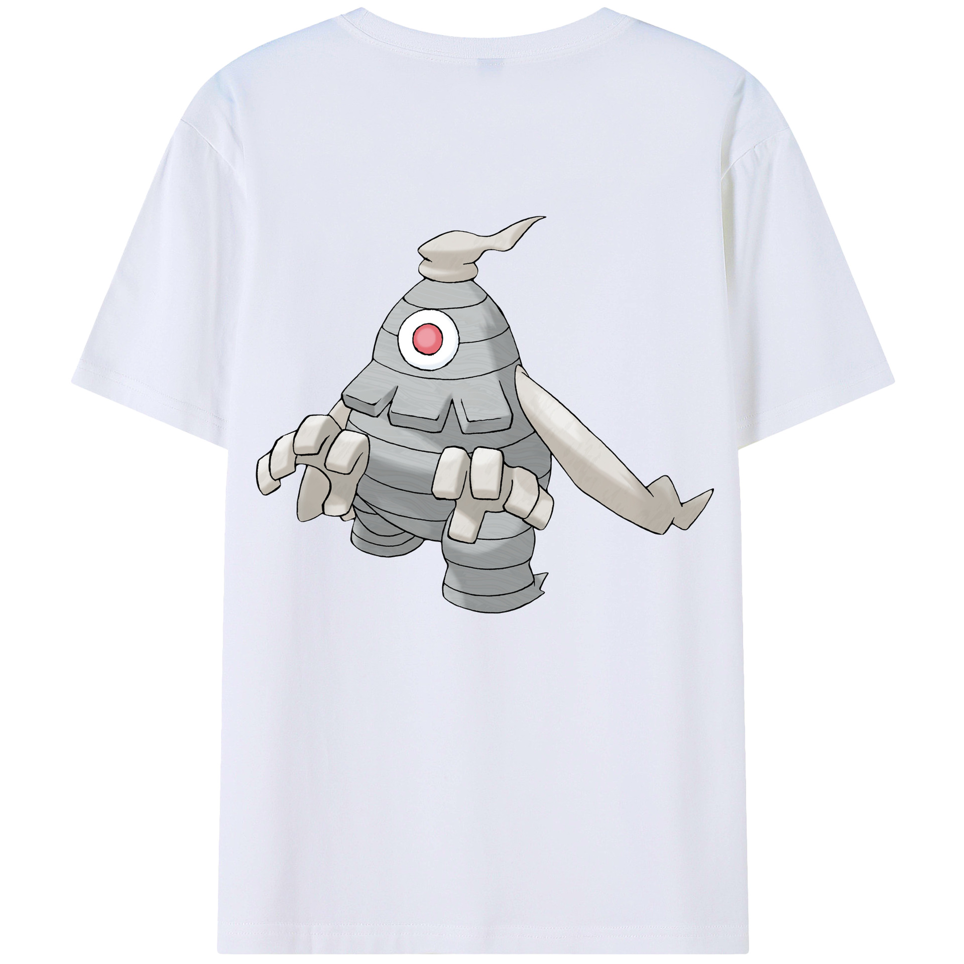（画像用） ポケットモンスター Pokémon 綿100％ メンズ半袖Tシャツ（バックプリント） 通気性