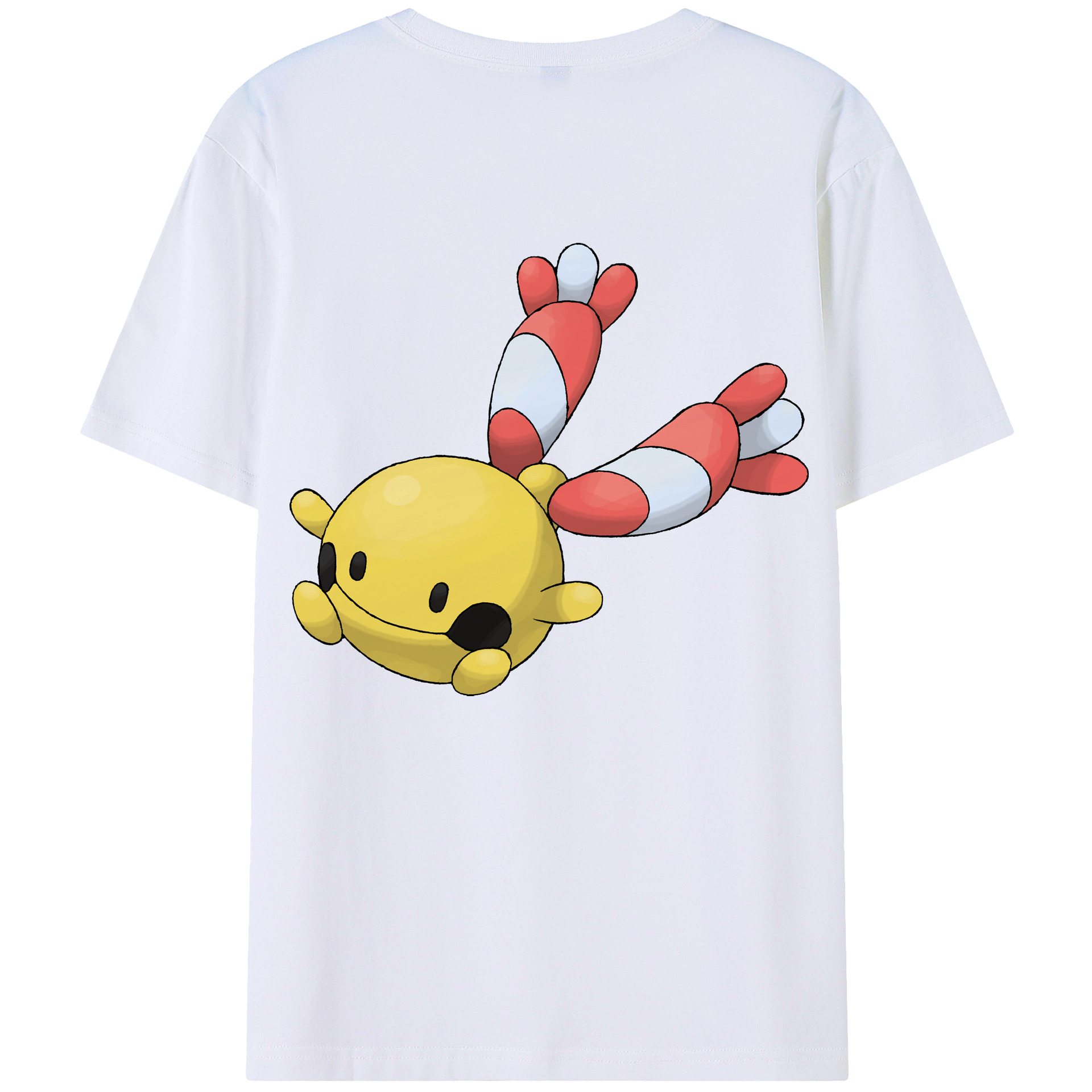（画像用） ポケットモンスター Pokémon 綿100％ メンズ半袖Tシャツ（バックプリント） 通気性