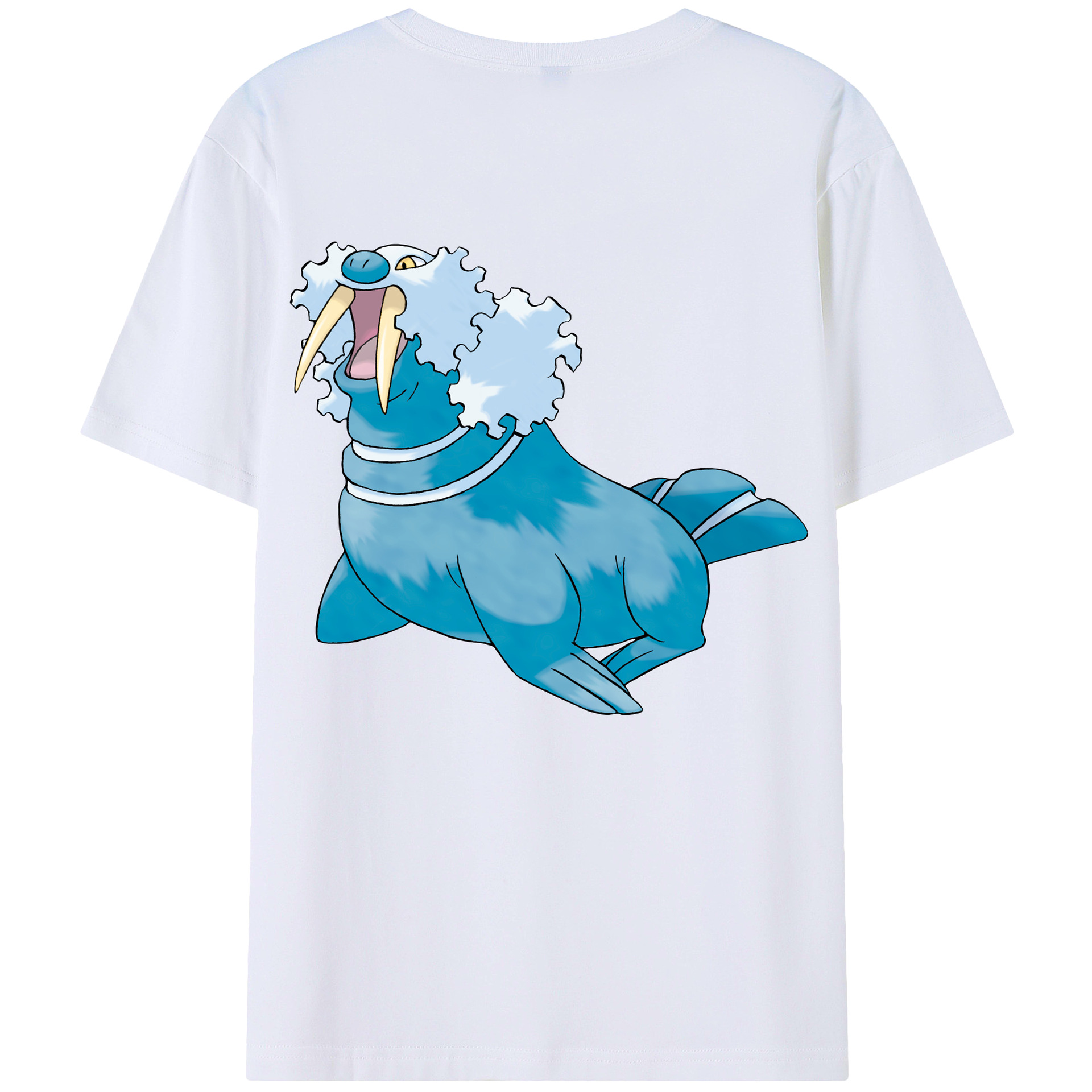 （画像用） ポケットモンスター Pokémon 綿100％ メンズ半袖Tシャツ（バックプリント） 通気性