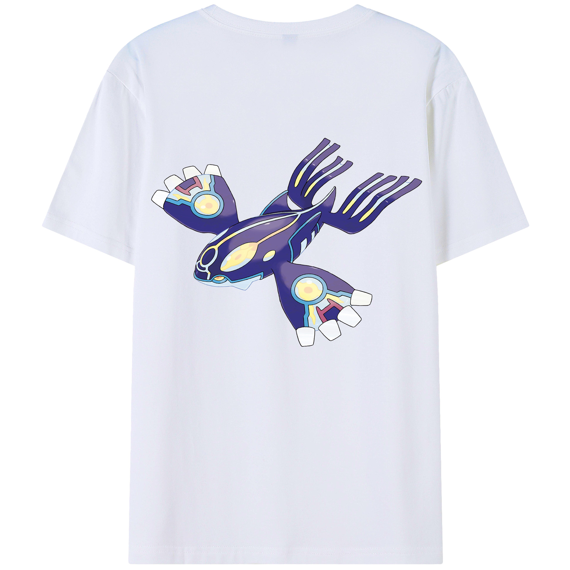 （画像用） ポケットモンスター Pokémon 綿100％ メンズ半袖Tシャツ（バックプリント） 通気性