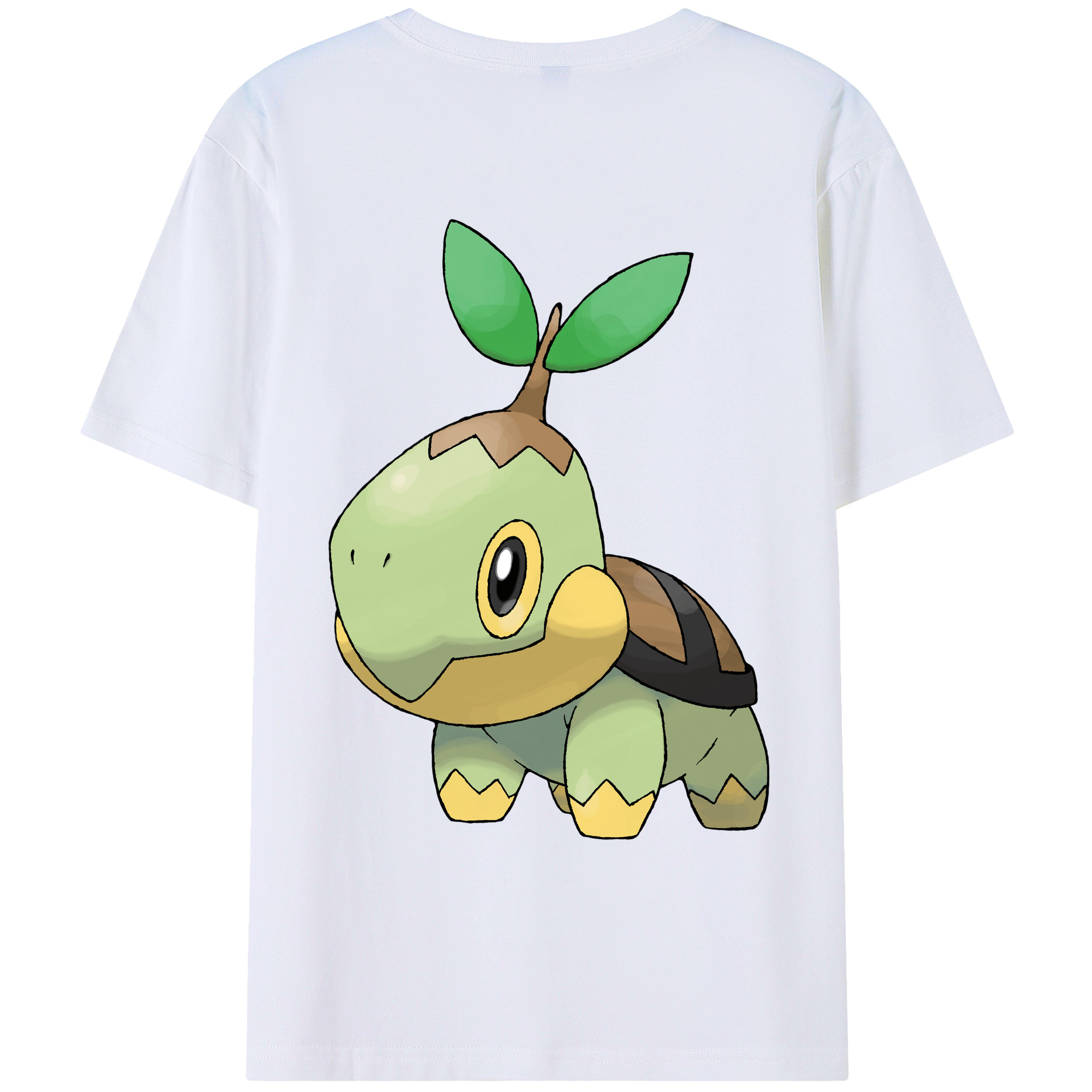 （画像用） ポケットモンスター Pokémon 綿100％ メンズ半袖Tシャツ（バックプリント） 通気性