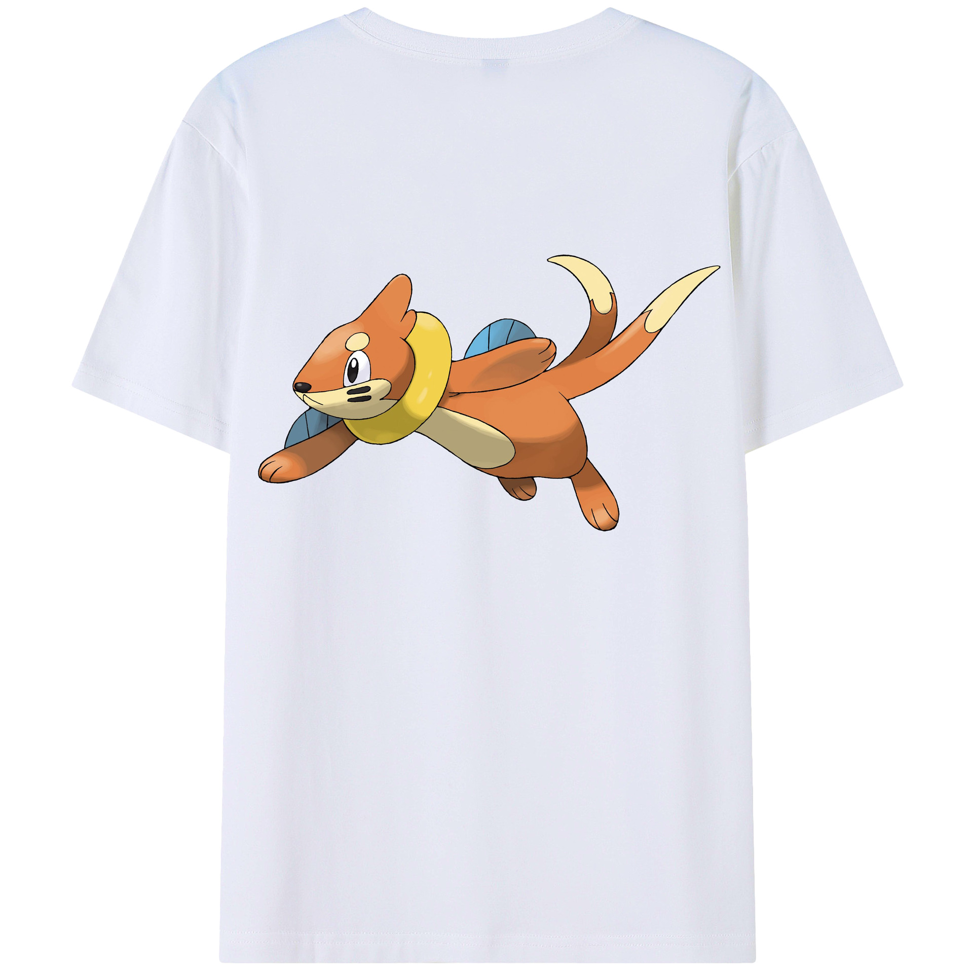 （画像用） ポケットモンスター Pokémon 綿100％ メンズ半袖Tシャツ（バックプリント） 通気性