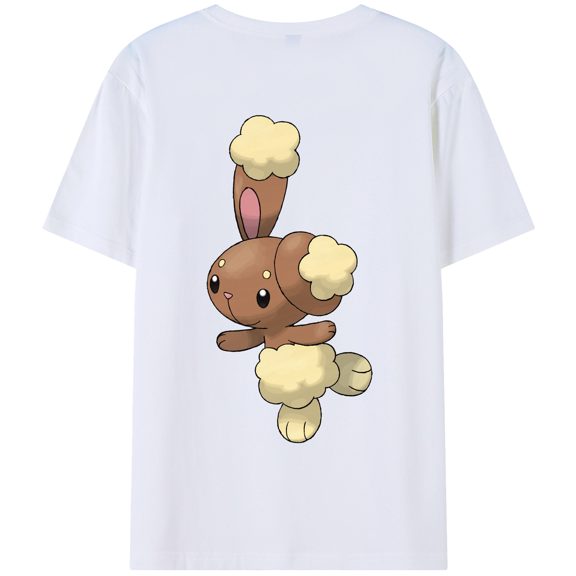 （画像用） ポケットモンスター Pokémon 綿100％ メンズ半袖Tシャツ（バックプリント） 通気性