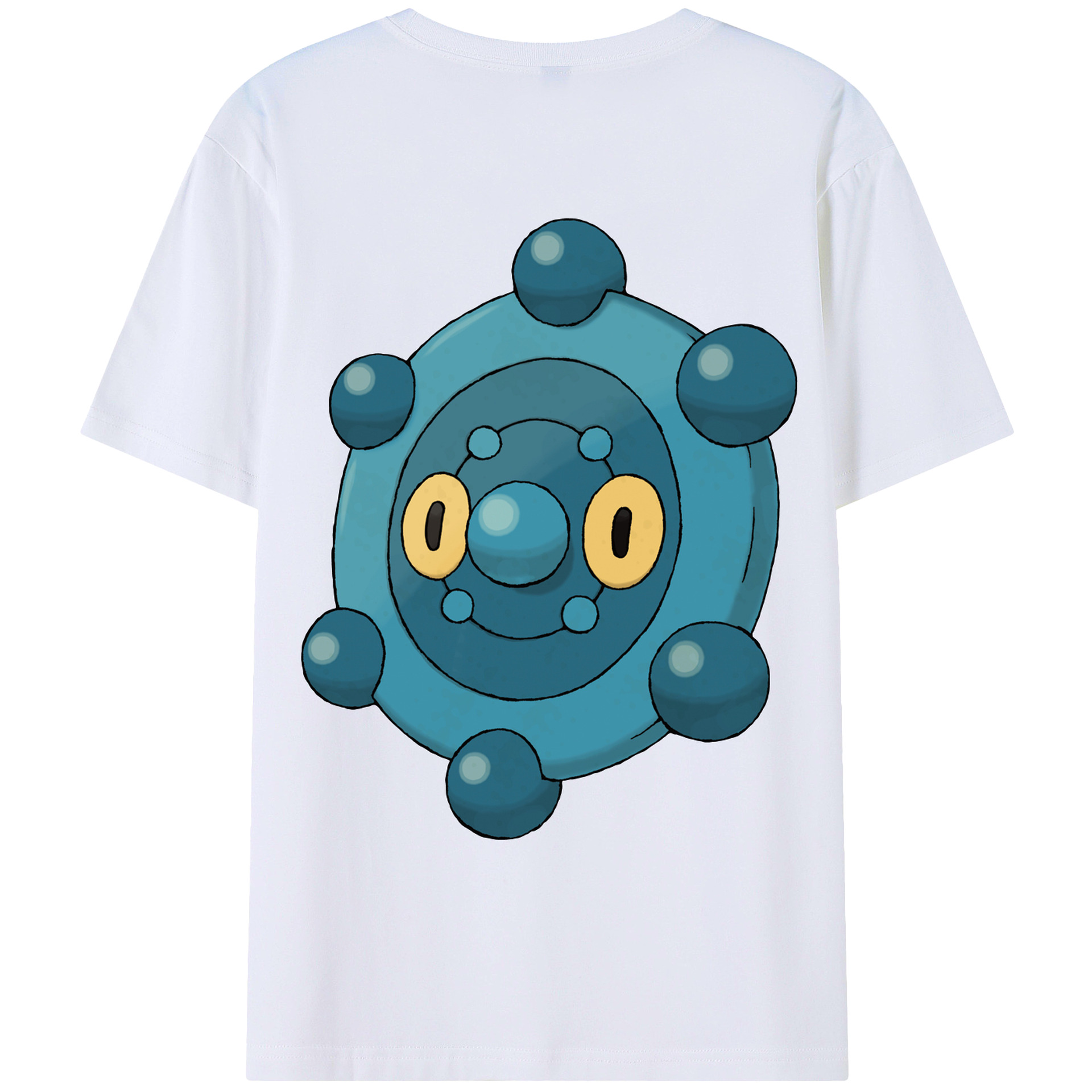 （画像用） ポケットモンスター Pokémon 綿100％ メンズ半袖Tシャツ（バックプリント） 通気性